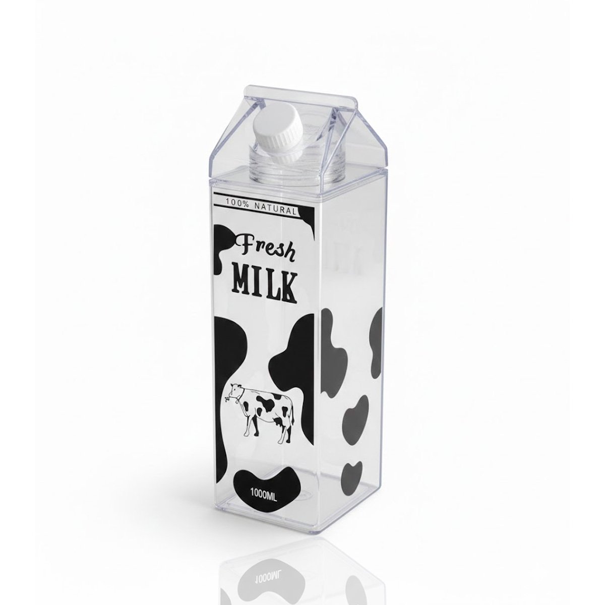 PACK6 JARRA DE LIQUIDOS NEGRO TRANSPARENTE PARA EL DESARROLLO DE SU MENU Y+REGALO STICKER - 2
