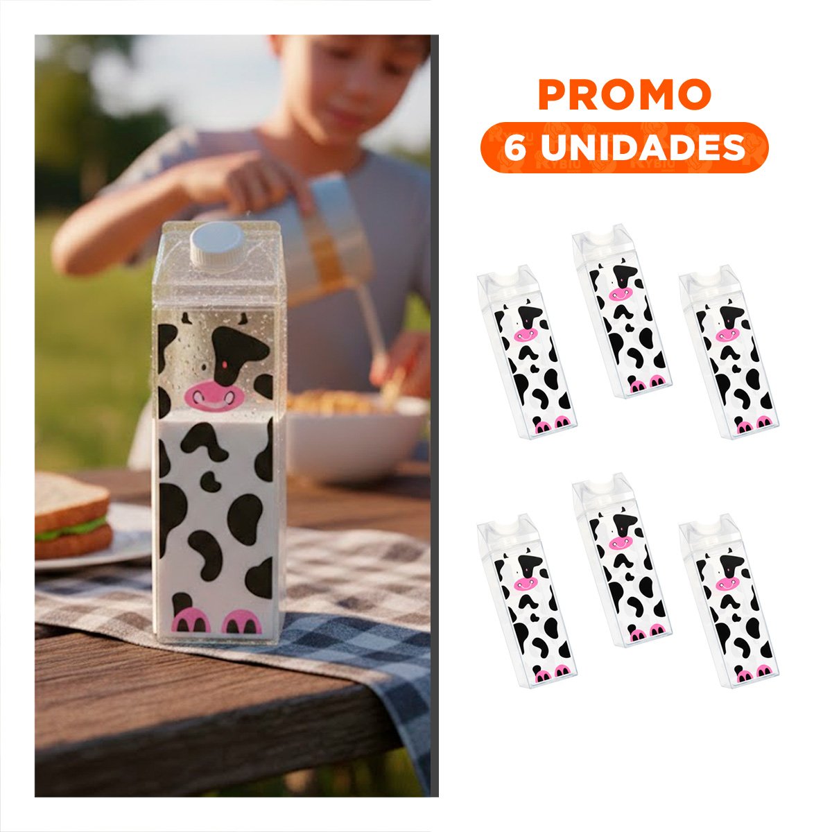 PACK6 ENVASE DE VIDRIO MANCHAS NEGRAS Y ROSADAS 1L PARA FOMENTAR MUCHA LIMPIEZA - 1