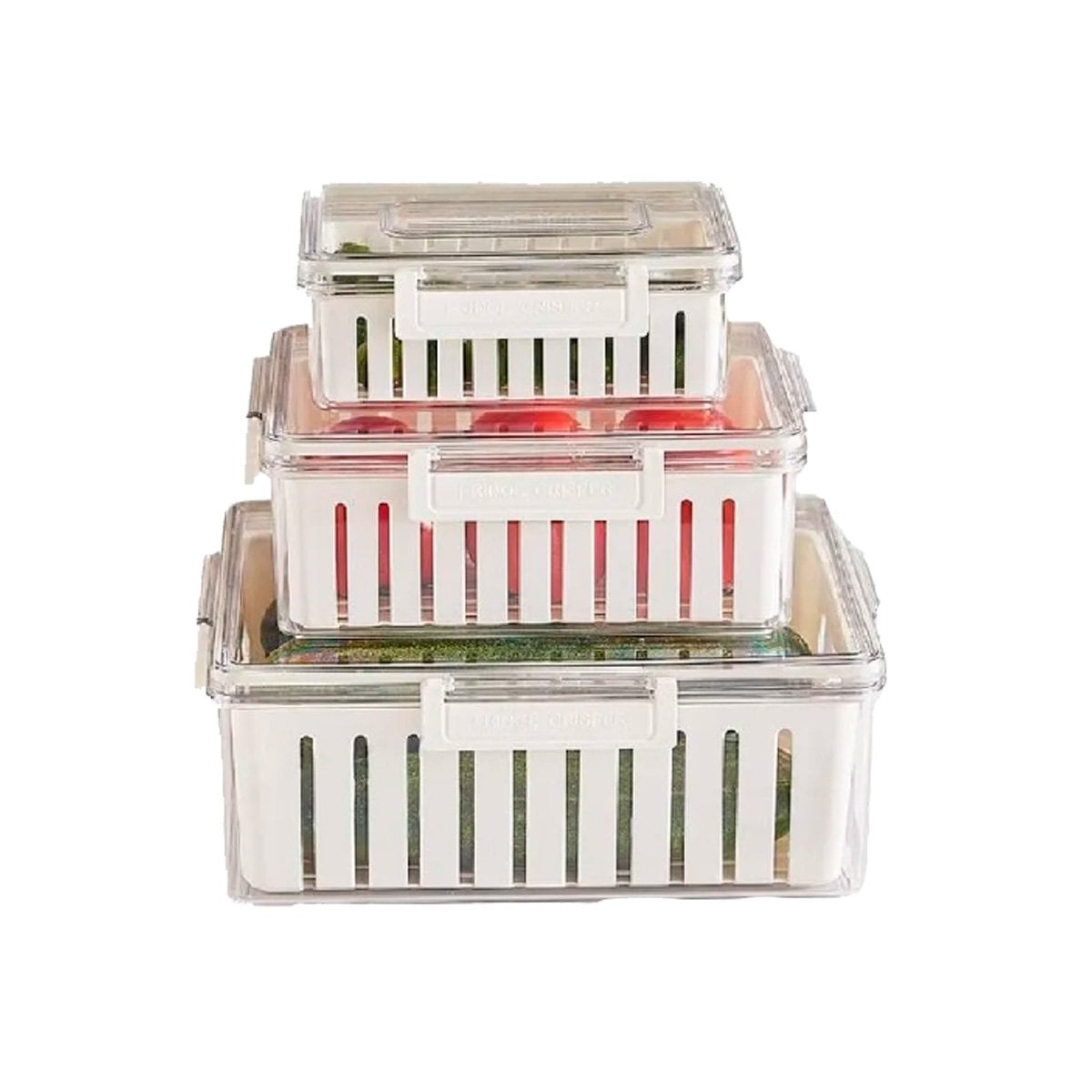 COMBO 3 QUE FACILITA LA ORGANIZACION EN REFRIGERADOR 700 ML 1700 ML 3300 ML Y+PAPEL REGALO - 1