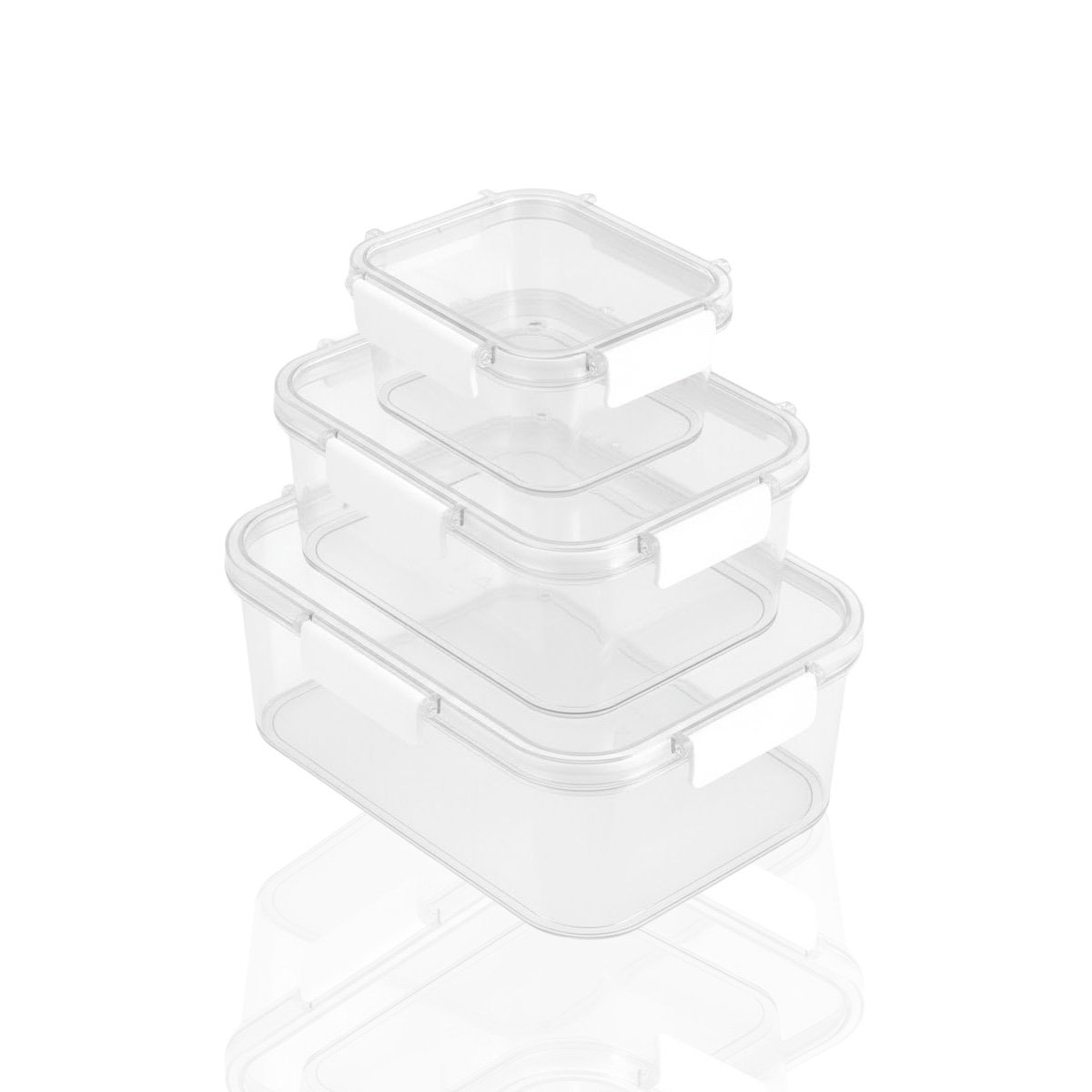PACK6 SISTEMA MULTIUSO PARA COCINA MODERNA Y FUNCIONAL TRANSPARENTE Y+REGALO STICKER - 2