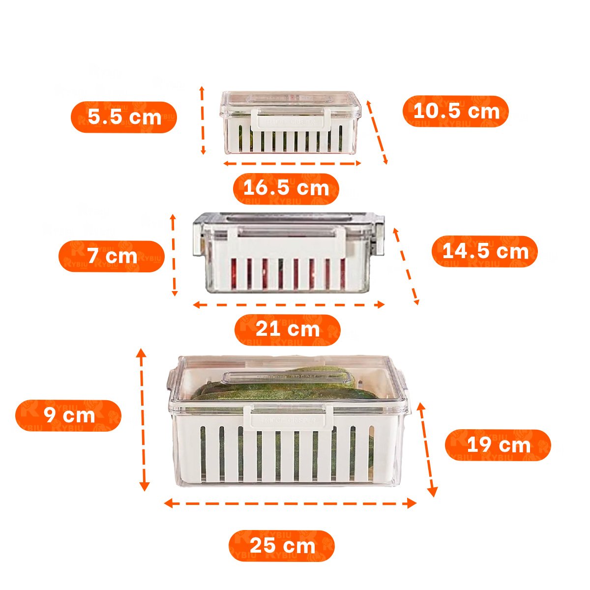 COMBO 3 COMPACTO PARA APROVECHAR ESPACIO EN LA COCINA 700 ML 1700 ML 3300 ML Y+POST IT - 4