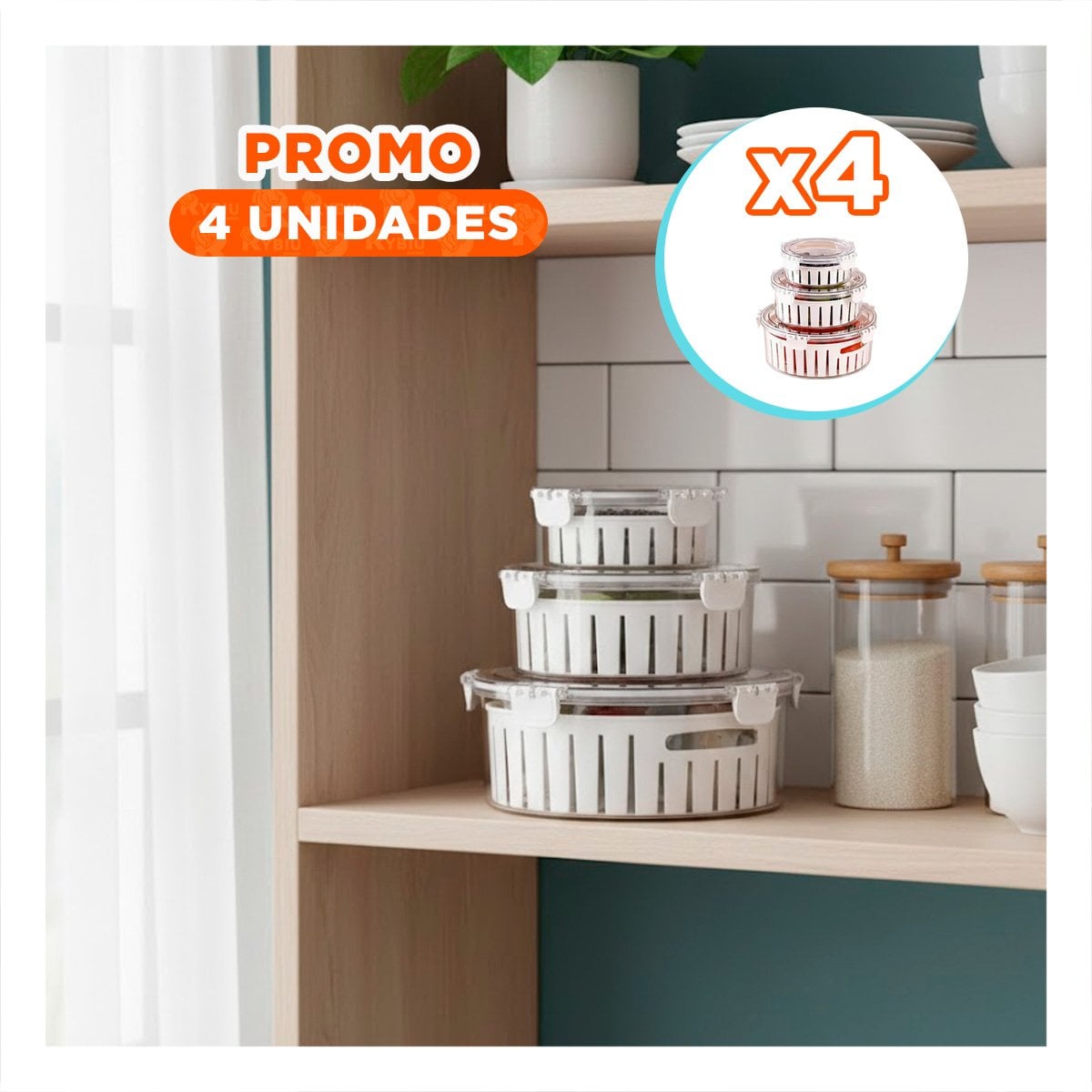 PACK4 ESCURREPLATOS PRACTICOS PARA COLAR Y ORGANIZAR UTENSILIOS TRANSPARENTE - 1