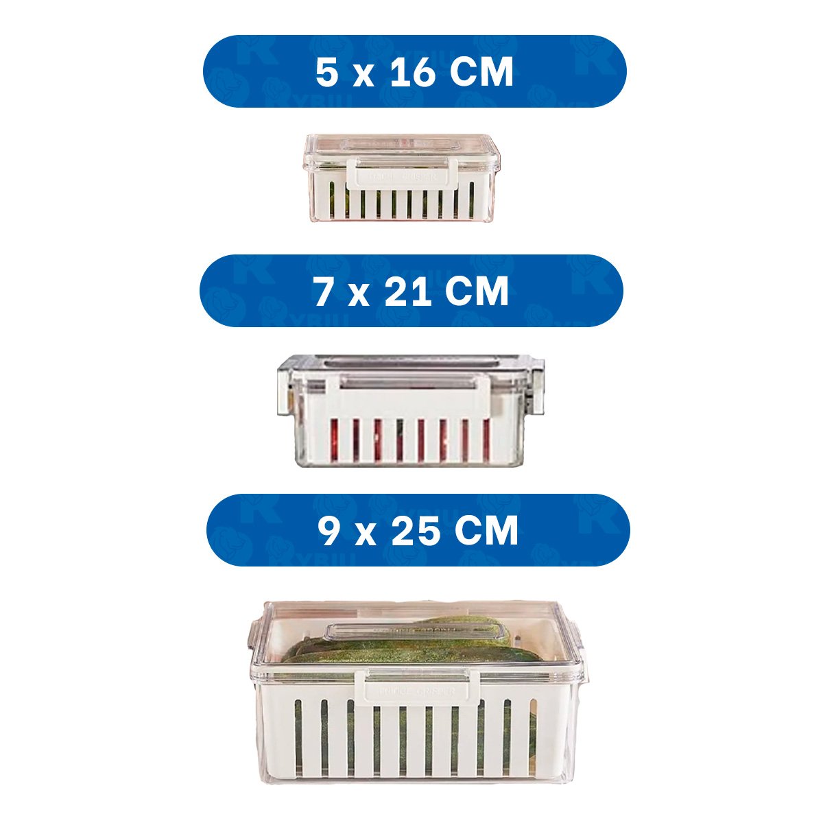 COMBO 3 RESISTENTE PARA ALMACENAR LIQUIDOS Y SOLIDOS 700 ML 1700 ML 3300 ML Y+LIGAS REGALO - 4