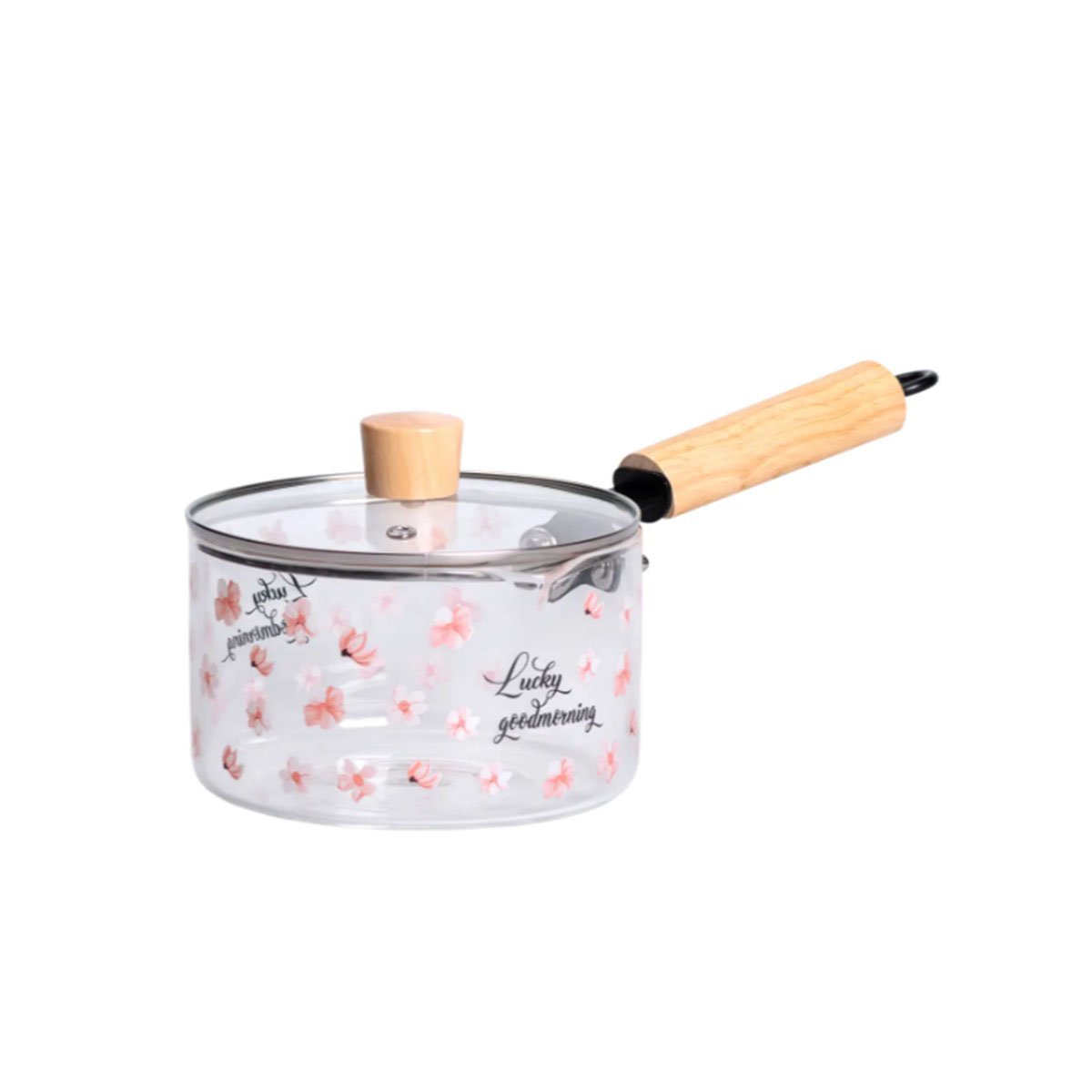 PACK6 MARMITA RESISTENTE AL CALOR PARA SOPAS E INFUSIONES TRANSPARENTE FLORES Y+REGALO STICKER - 2
