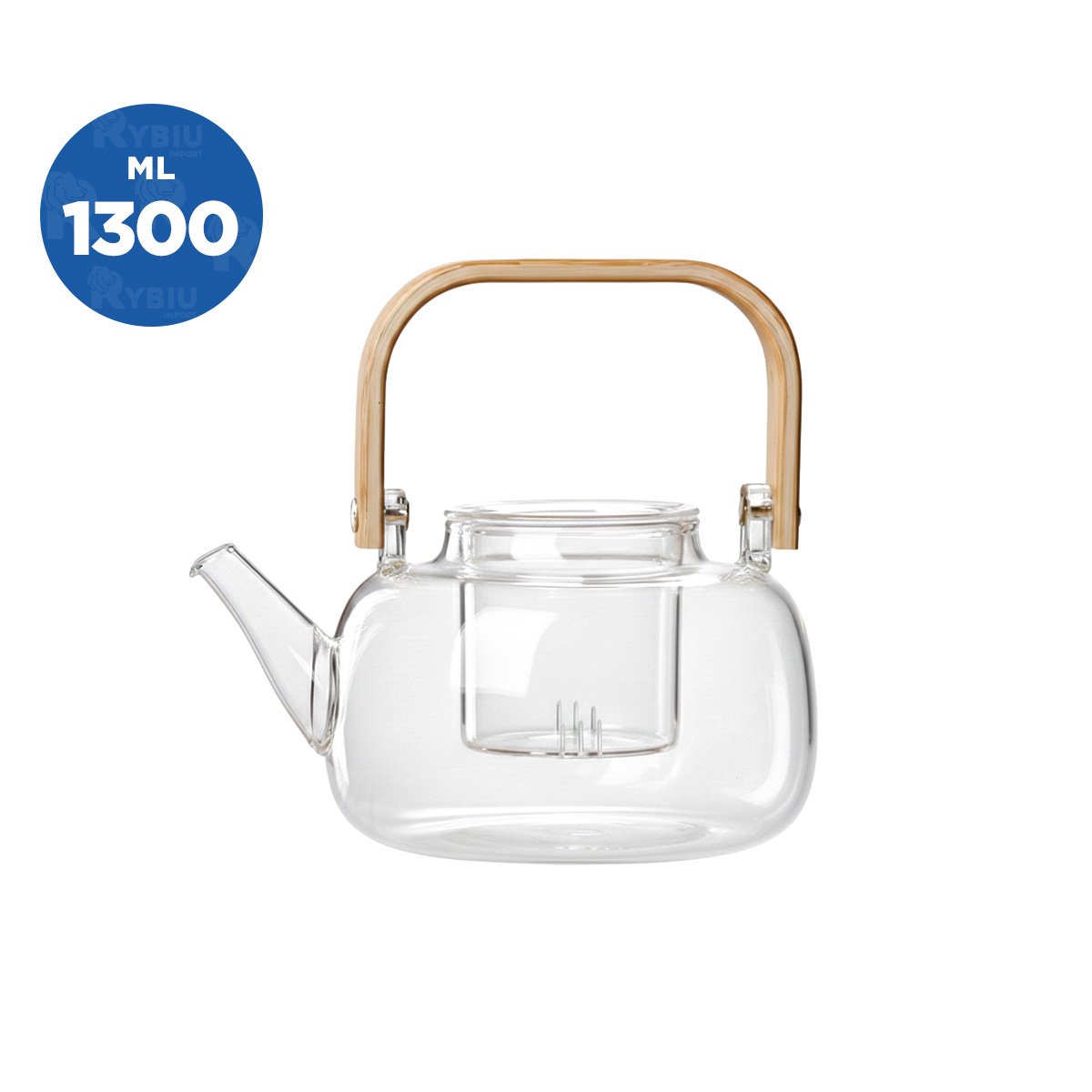 HERRAMIENTA DE COCINA PARA PREPARAR INFUSIONES CON FILTRO Y ASA TRANSPARENTE - 4