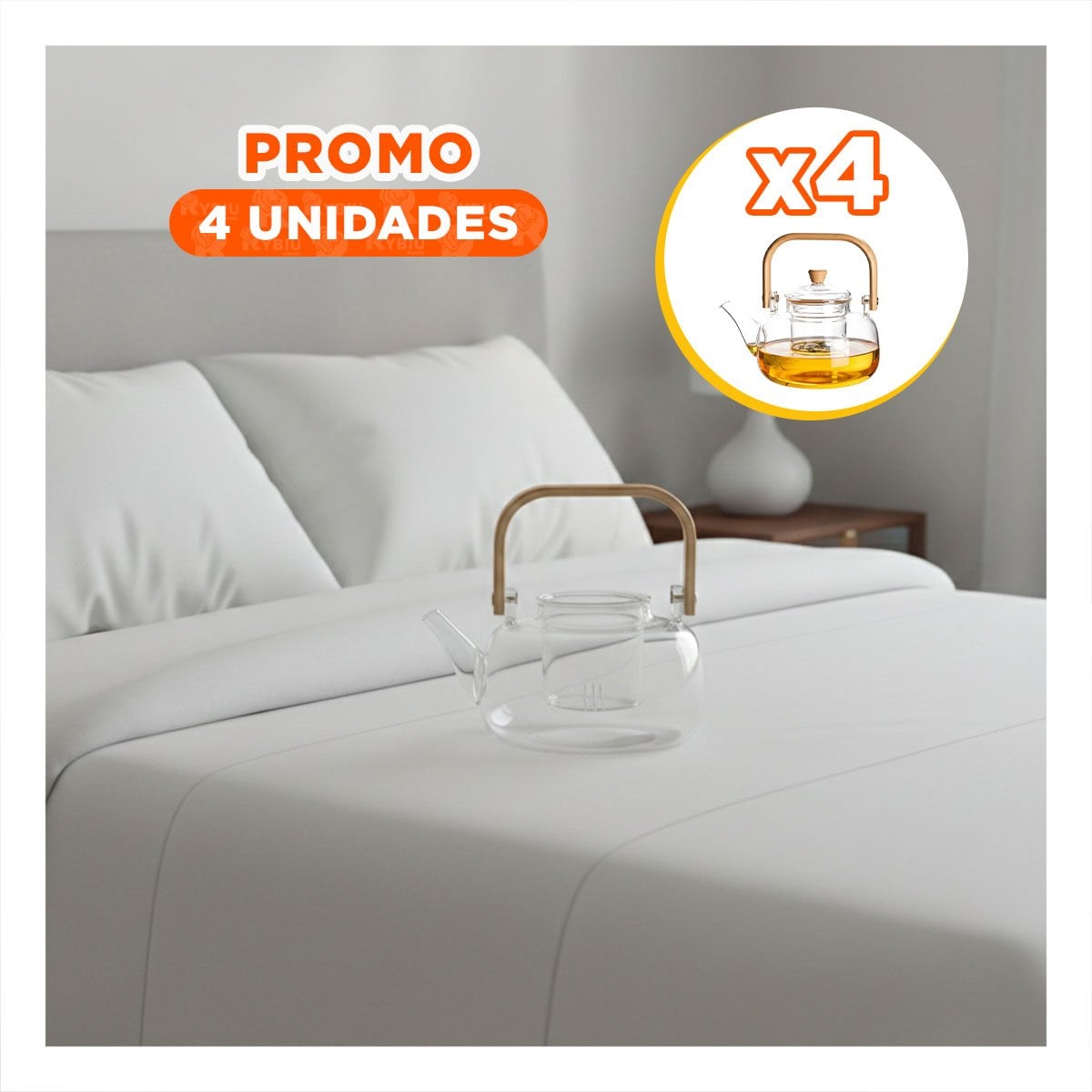 PACK4 CONTENEDOR MULTIFUNCIONAL CON SISTEMA DE FILTRADO TRANSPARENTE - 1