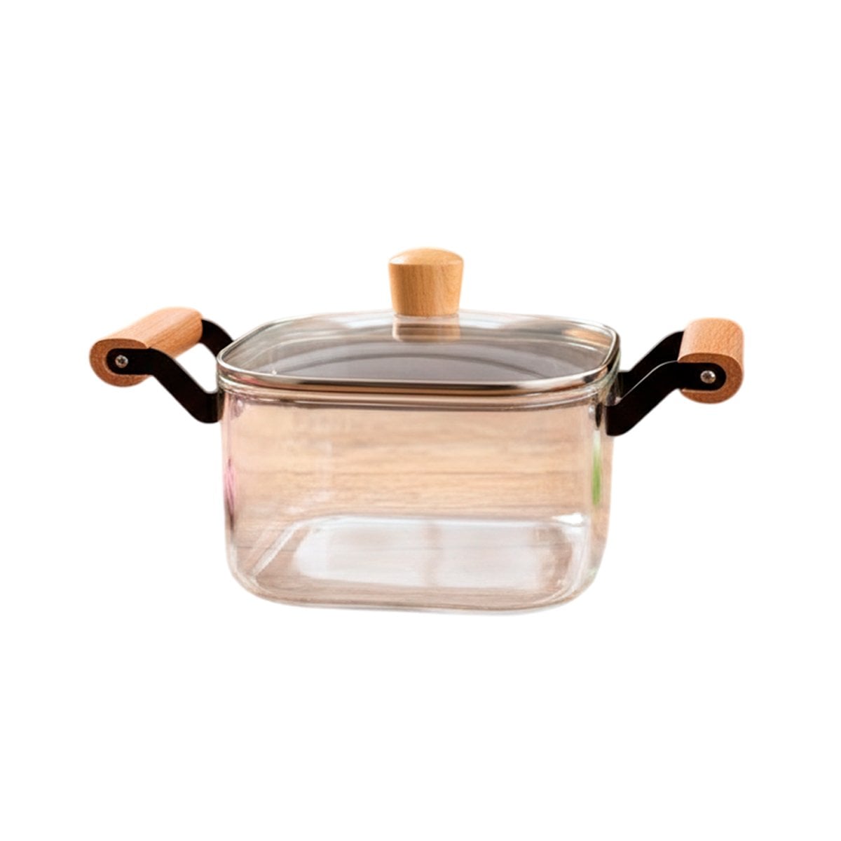 PACK2 HERVIDOR RESISTENTE AL CALOR CON DISEÑO MODERNO 3500ML TRANSPARENTE Y+REGALO STICKER - 2
