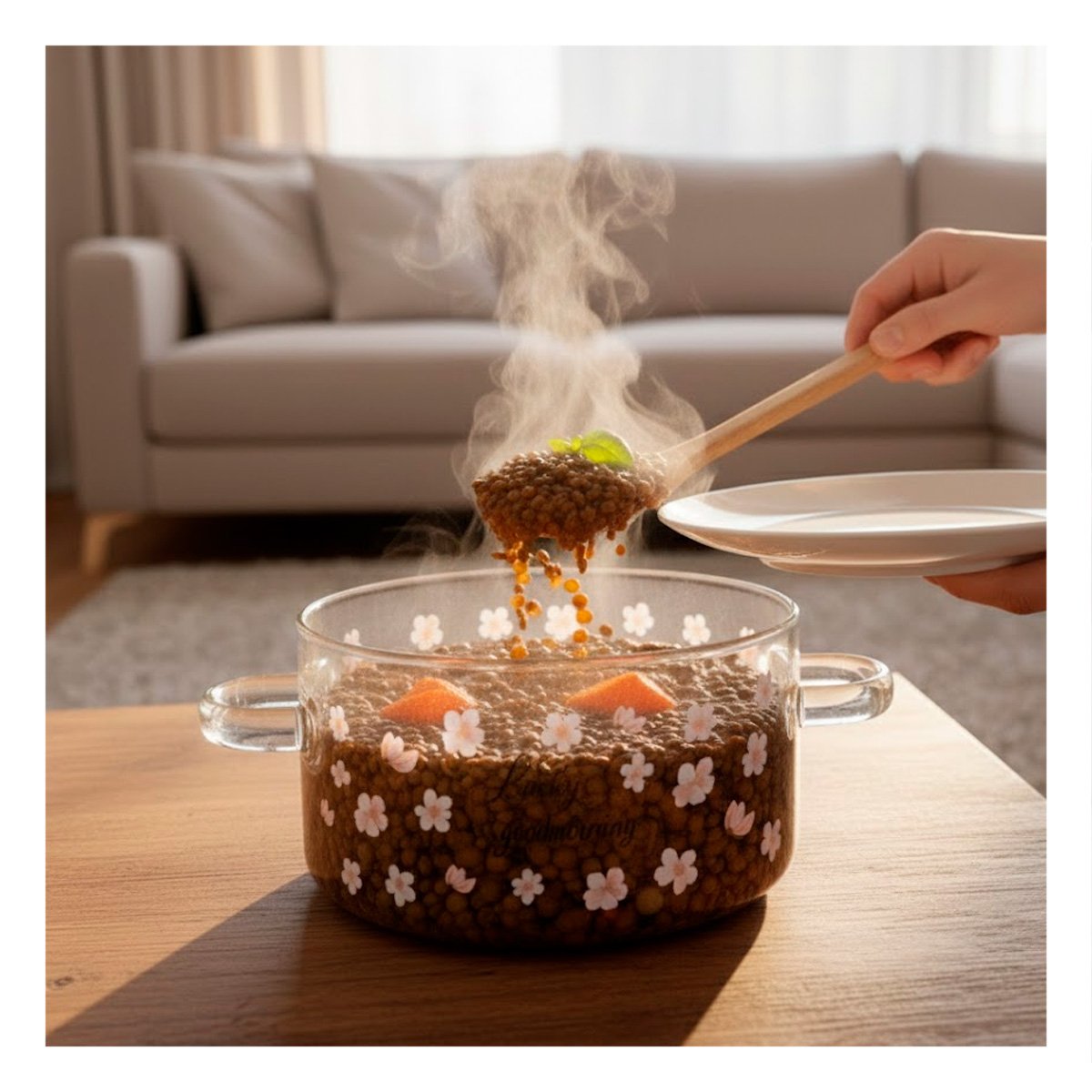PACK4 CONTENEDOR FUNCIONAL PARA PREPARACIONES CALIENTES 1,8L TRANSPARENTE - 5