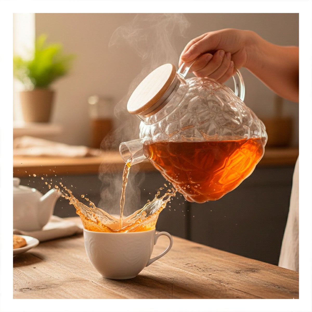 ENVASE MODERNO PARA COCINA Y MESA CON DISEÑO CREATIVO TRANSPARENTE Y+PAPEL REGALO - 5