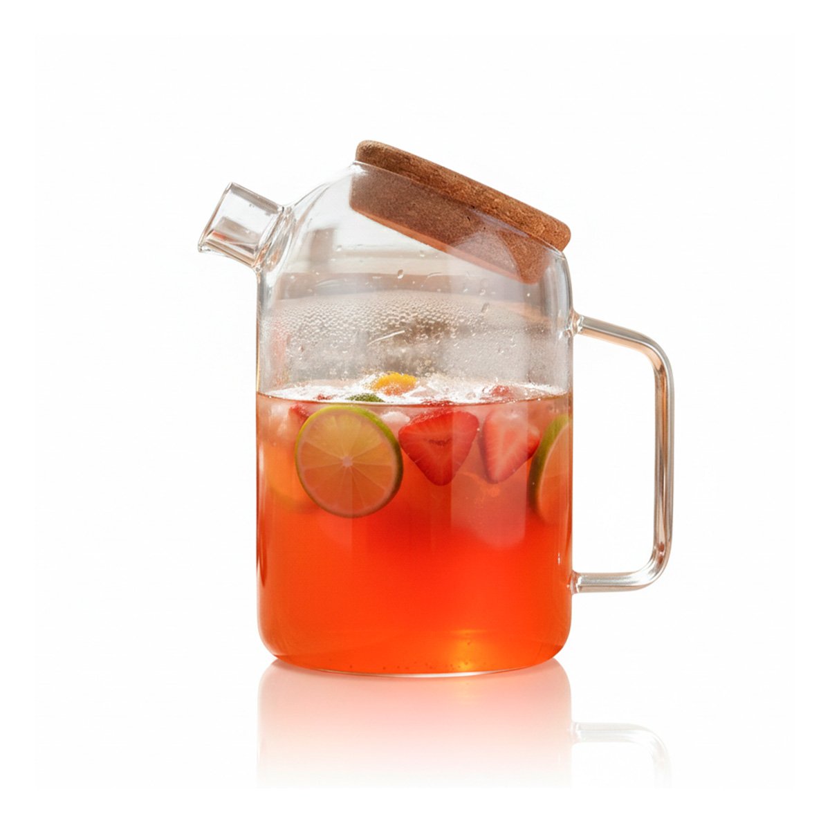 PACK6 VASO GRANDE PRACTICO PARA COCINA Y MESA CON ESTILO TRANSPARENTE Y+REGALO STICKER - 2
