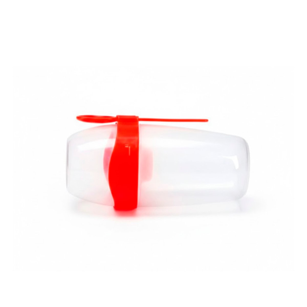 PACK2 VASO YOGURTERO 2 EN 1 CON CUBIERTO GRANDE ROJO PARA USO CONTINUO Y+REGALO STICKER - 2