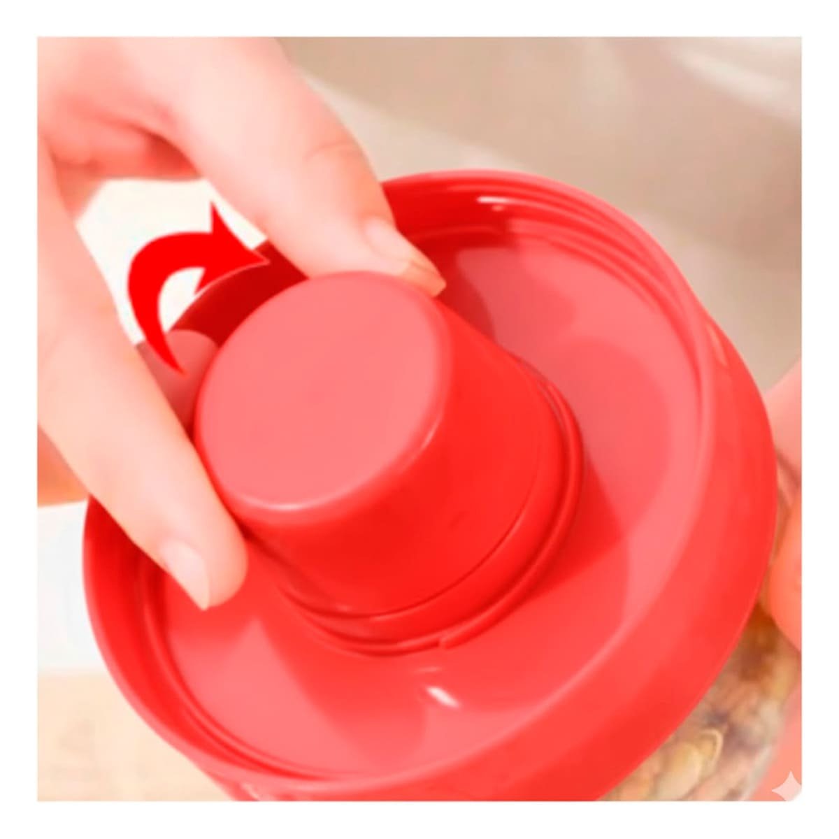 PACK4 VASO YOGURERO ROJO CON CUBIERTO REUTILIZABLE PARA USO DIARIO Y+REGALO STICKER - 5