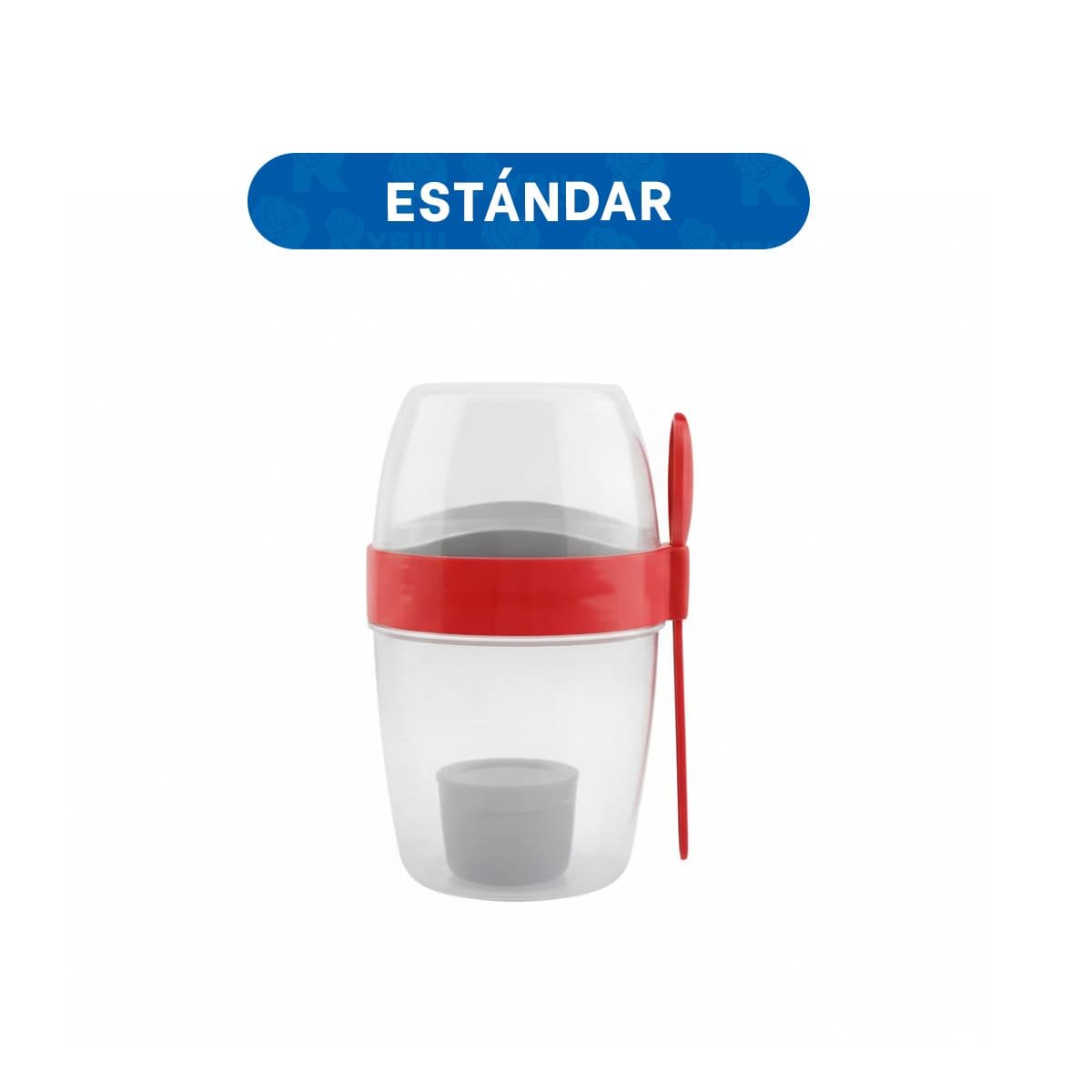 PACK6 RECIPIENTE YOGURERO ROJO CON TAPA SEGURA PARA TRASLADO SIN DERRAMES - 4