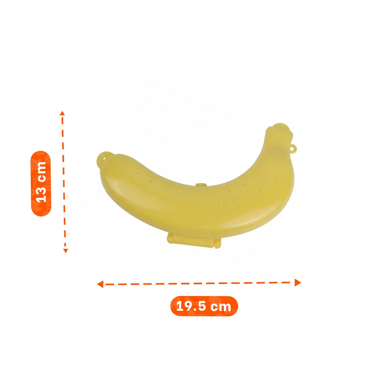 PACK12 ESTUCHE DE PLATANO AMARILLO SEGURO PARA LLEVAR AL COLEGIO O OFICINA Y+REGALO STICKER - 4