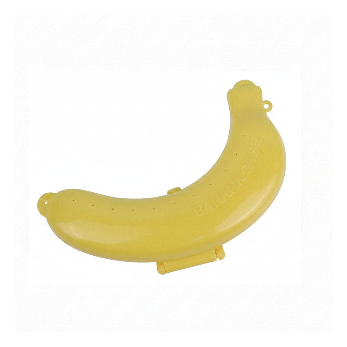 PACK2 CAJA PORTA PLATANO AMARILLO PRACTICA PARA NIÑOS Y ADULTOS Y+REGALO STICKER - 2