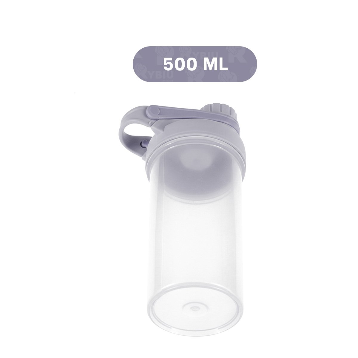 PACK4 VASO TOMATODO SHAKER 500ML PLOMO PARA HIDRATACIÓN Y GYM DIARIO Y+PAPEL REGALO - 4