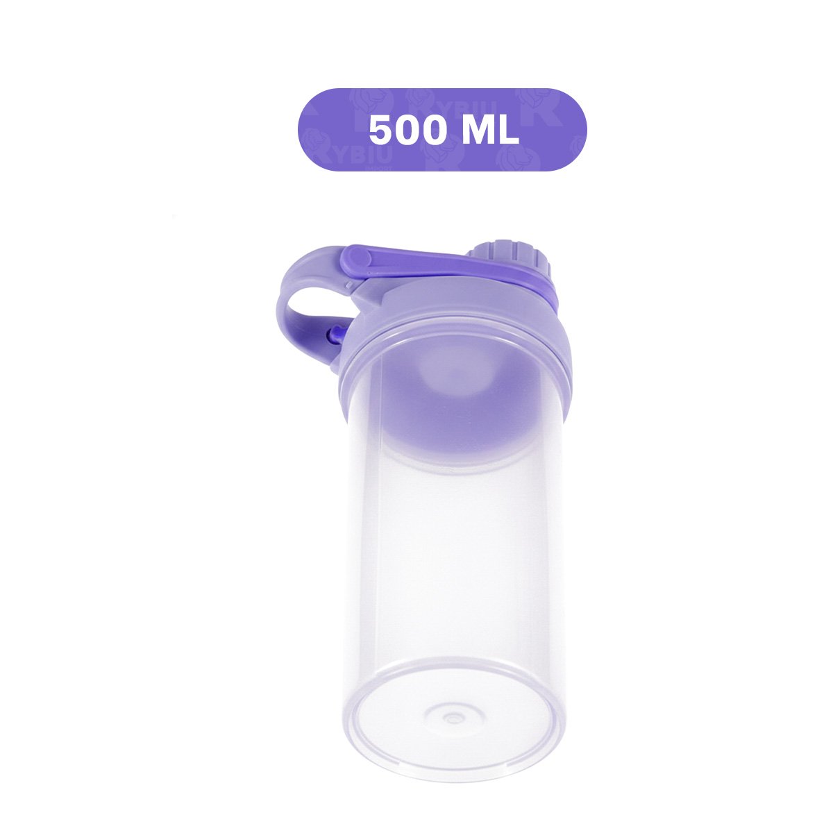 PACK12 FRASCO TOMATODO SHAKER 500ML LILA PARA HIDRATACIÓN Y DEPORTE DIARIO Y+PAPEL REGALO - 4