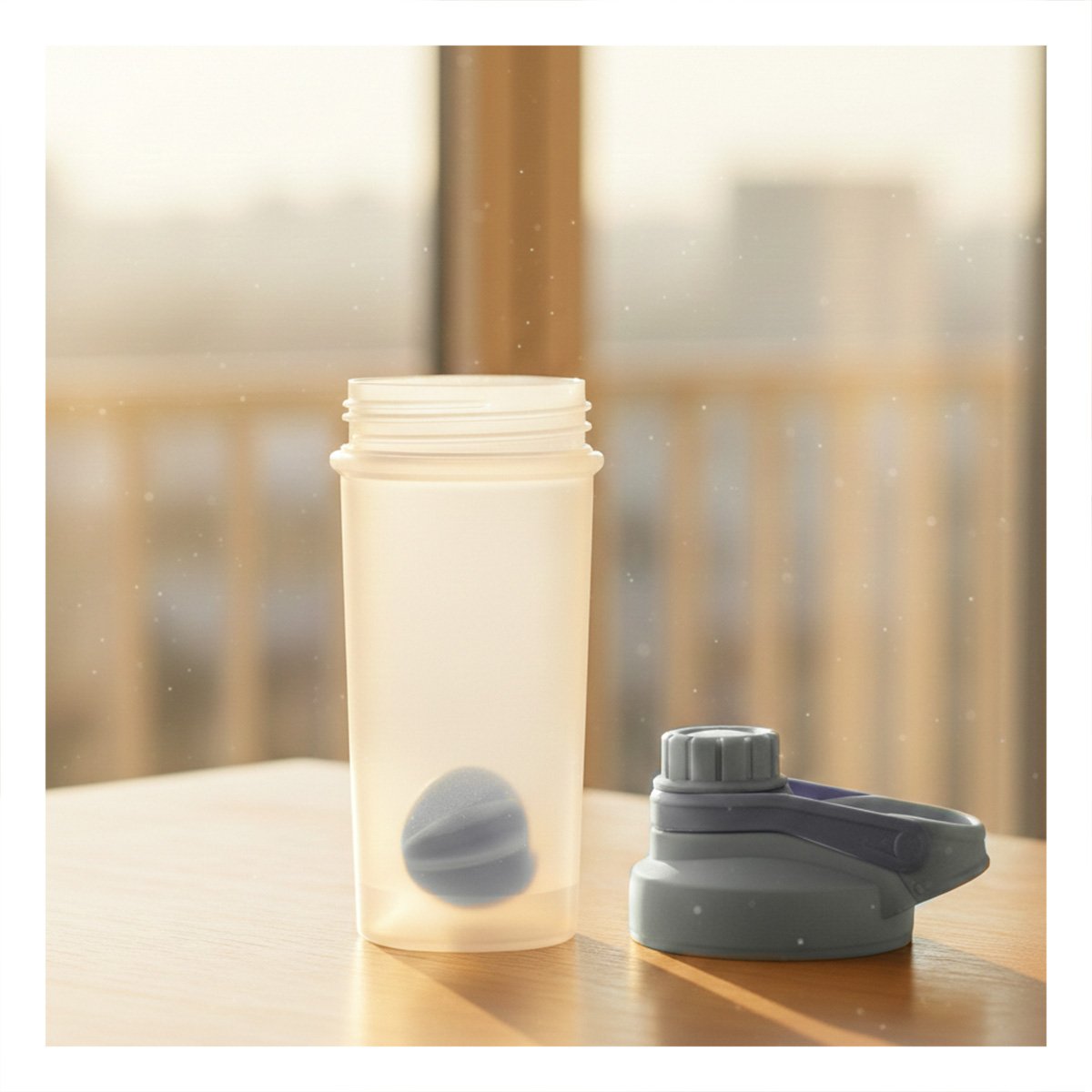 ENVASE TOMATODO SHAKER 500ML PLOMO PARA ACTIVIDAD FÍSICA Y DEPORTE Y+PAPEL REGALO - 3