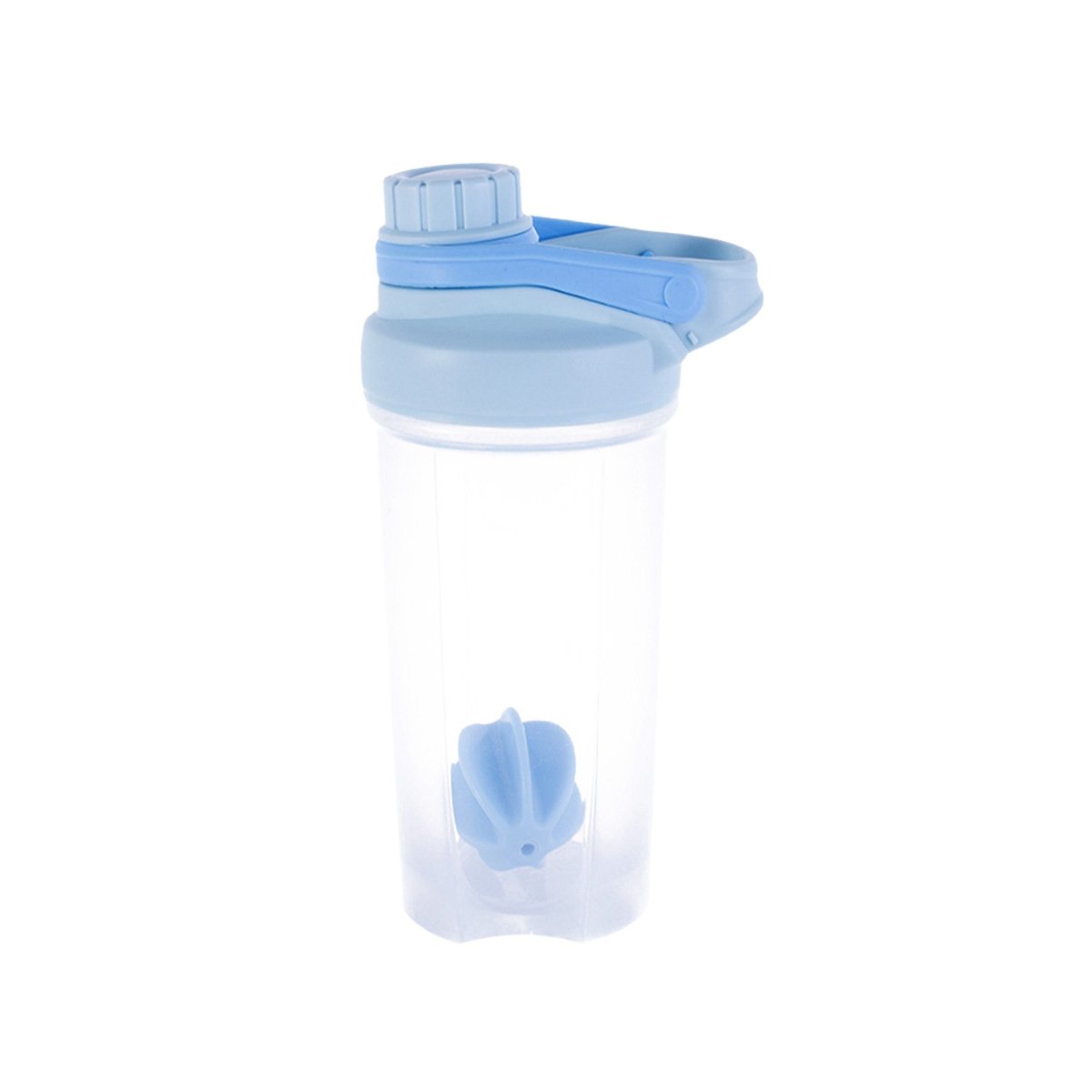 ENVASE TOMATODO SHAKER 500ML CELESTE PARA ACTIVIDAD FÍSICA Y DEPORTE Y+PAPEL REGALO - 1