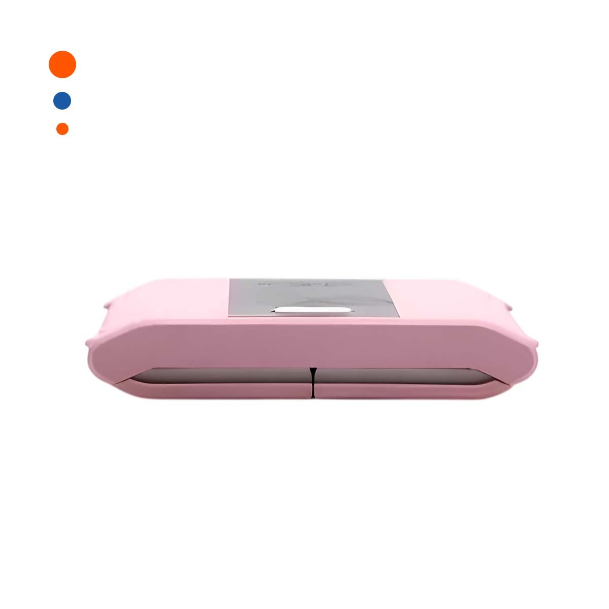 SOPORTE PARA UÑAS PORTATIL ROSADO COMPACTO Y MODERNO PARA MANI PEDICURE Y+LIGAS REGALO - 3