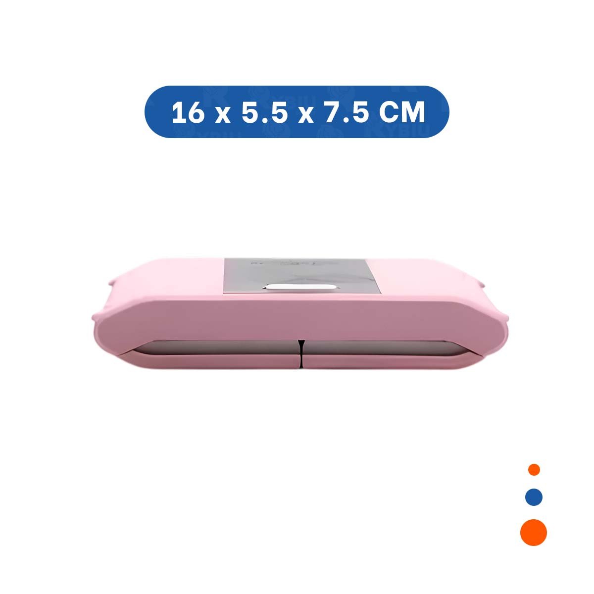 SOPORTE PARA UÑAS PORTATIL ROSADO COMPACTO Y MODERNO PARA MANI PEDICURE Y+LIGAS REGALO - 4