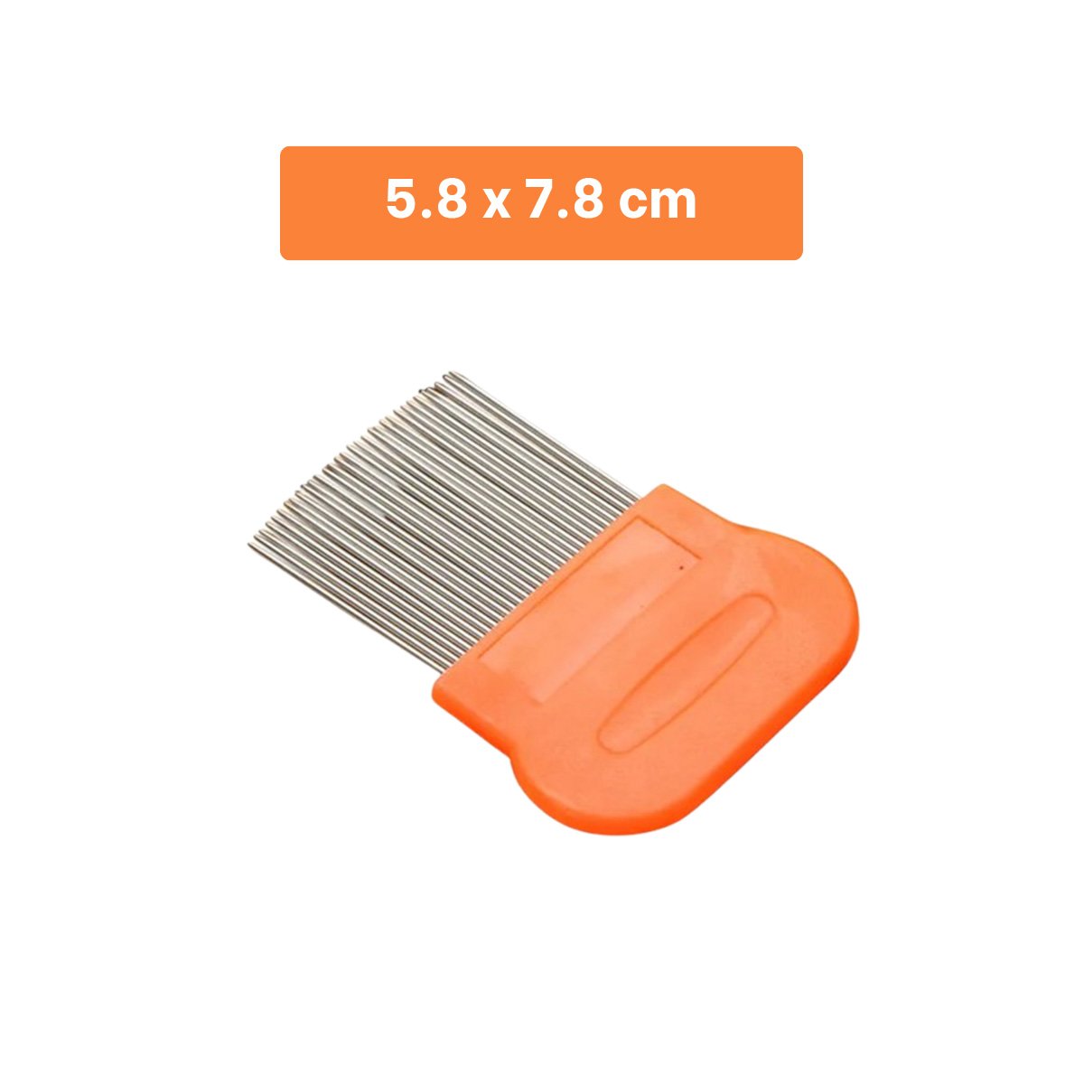 PACK2 HERRAMIENTA COMPACTA NARANJA PARA PIOJOS Y LIENDRES FACIL DE USAR Y+PAPEL REGALO - 4