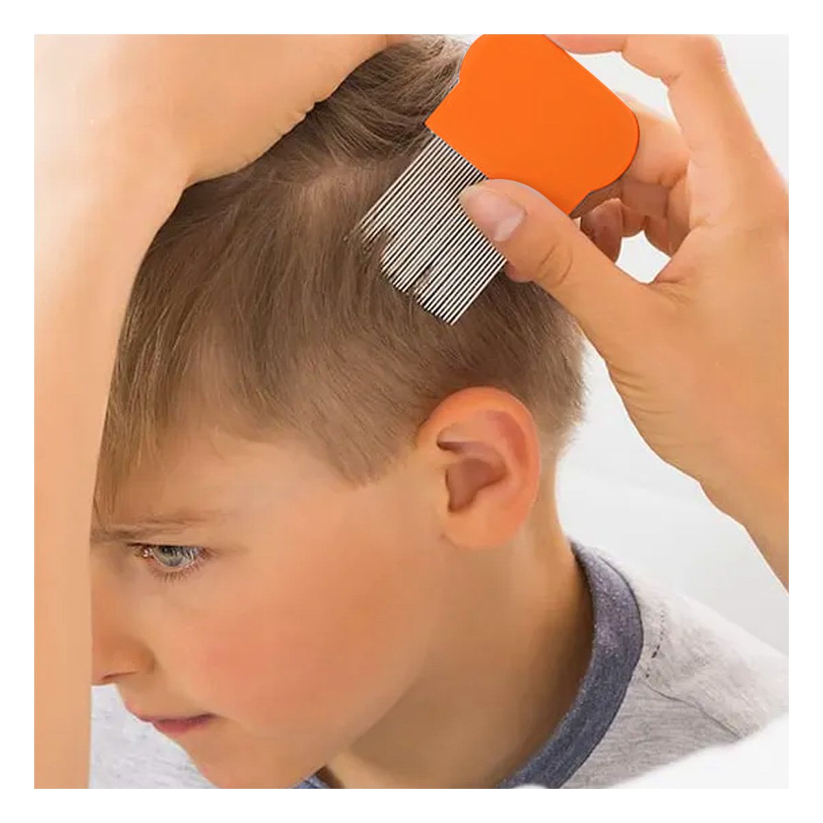 PACK2 HERRAMIENTA COMPACTA NARANJA PARA PIOJOS Y LIENDRES FACIL DE USAR Y+PAPEL REGALO - 5