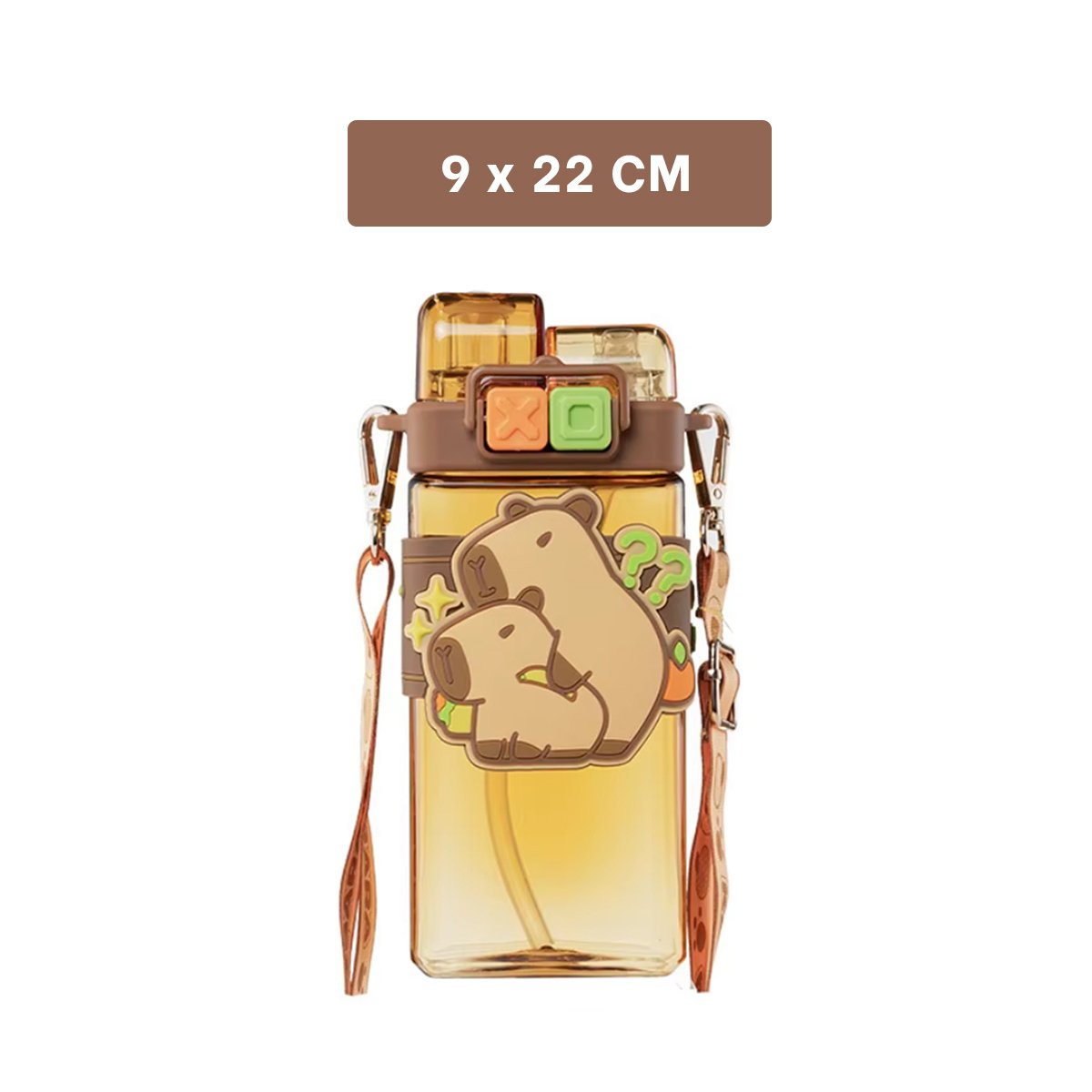 PACK12 JARRA DOBLE CHUPON CON CORREA MARRON LIGERA Y COMODA TRANSPORTAR - 4
