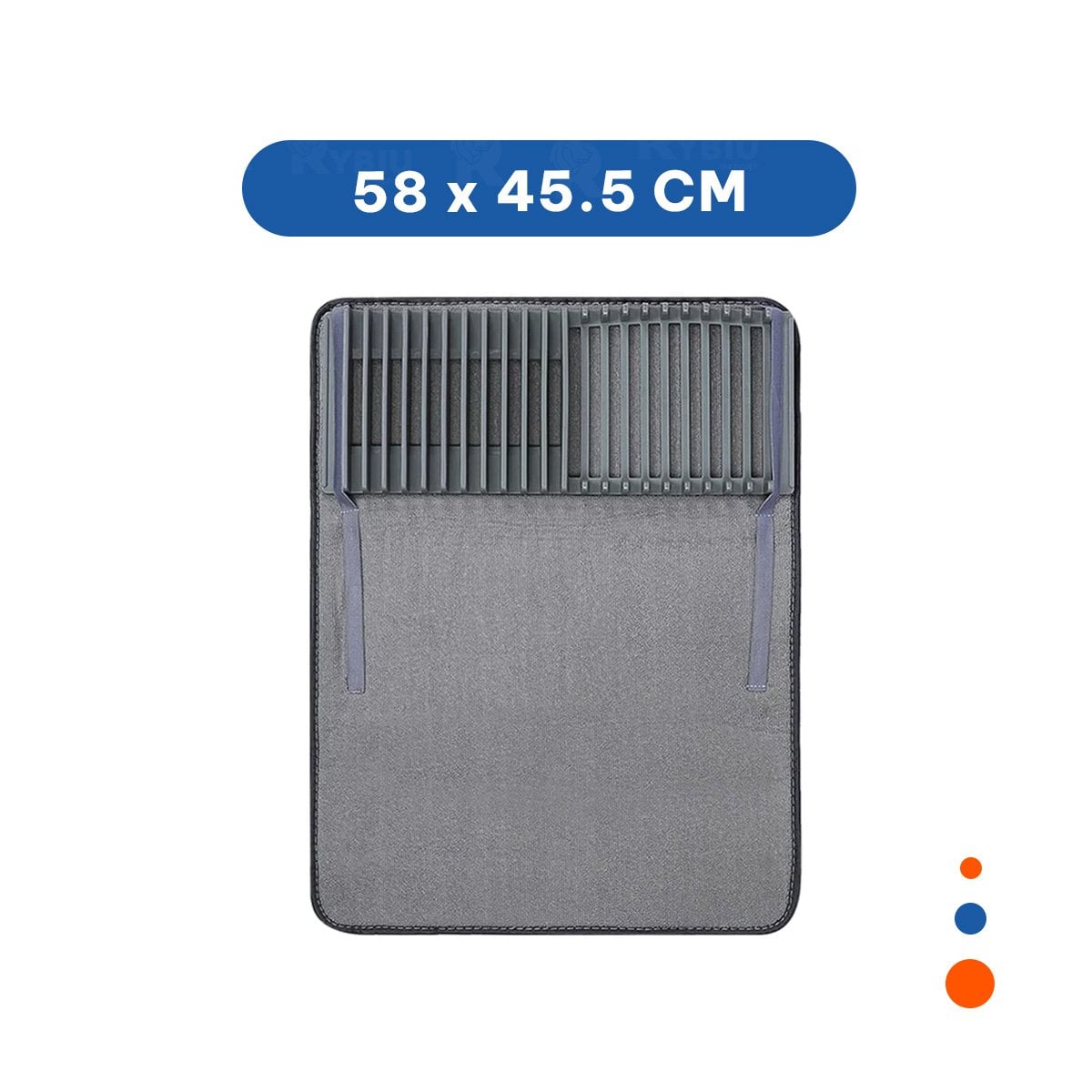 PACK2 BASE ESCURRIDORA ABSORBENTE COLOR PLOMO CON GRAN CAPACIDAD DE SECADO Y+REGALO STICKER - 4