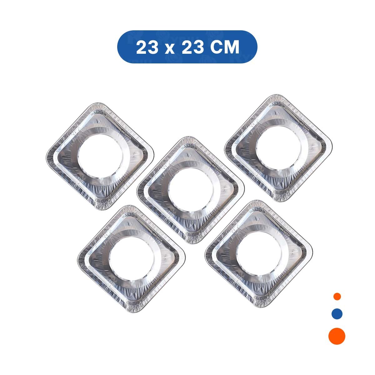 PACK12 LAMINA PROTECTORA CUADRADA ALUMINIO HORNILLA 5PZS PLATEADO PRACTICA Y+PAPEL REGALO - 4
