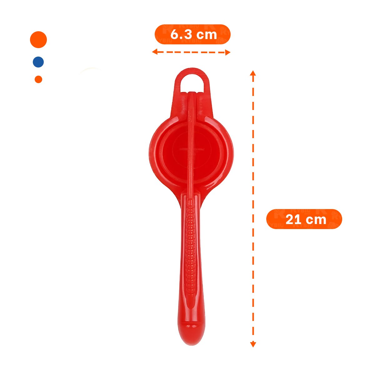 PACK12 TRITURADOR CASERO ROJO RESISTENTE PARA PREPARAR JUGOS NATURALES Y+REGALO STICKER - 4