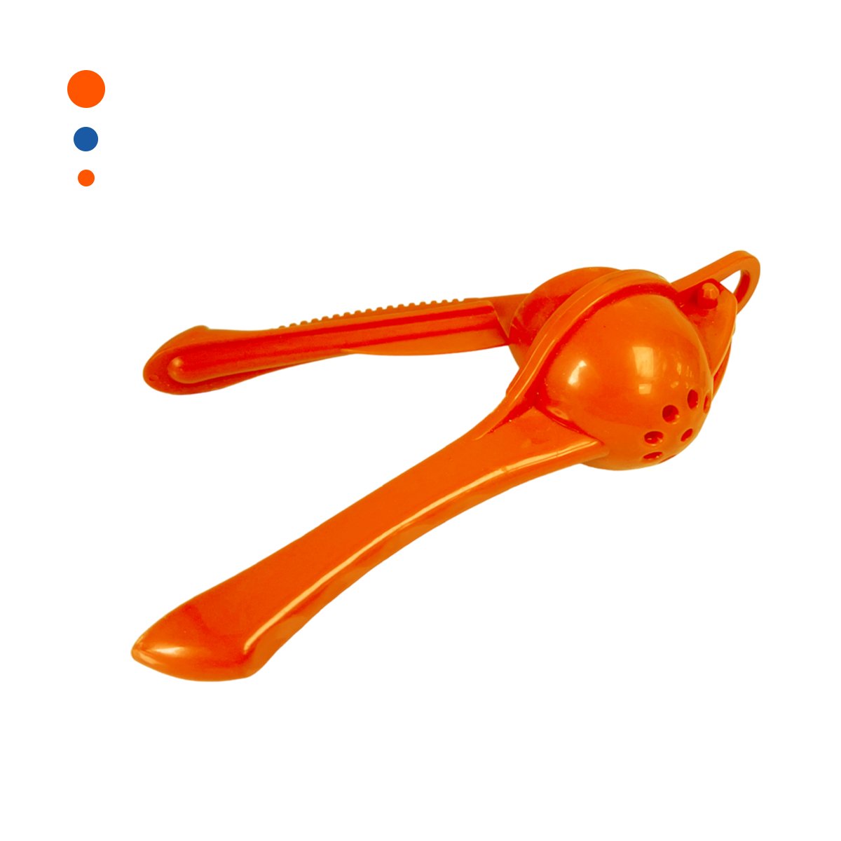 PACK2 APRETA COMPACTO PLASTICO NARANJA PARA PREPARAR JUGOS EN CASA Y+REGALO STICKER - 2