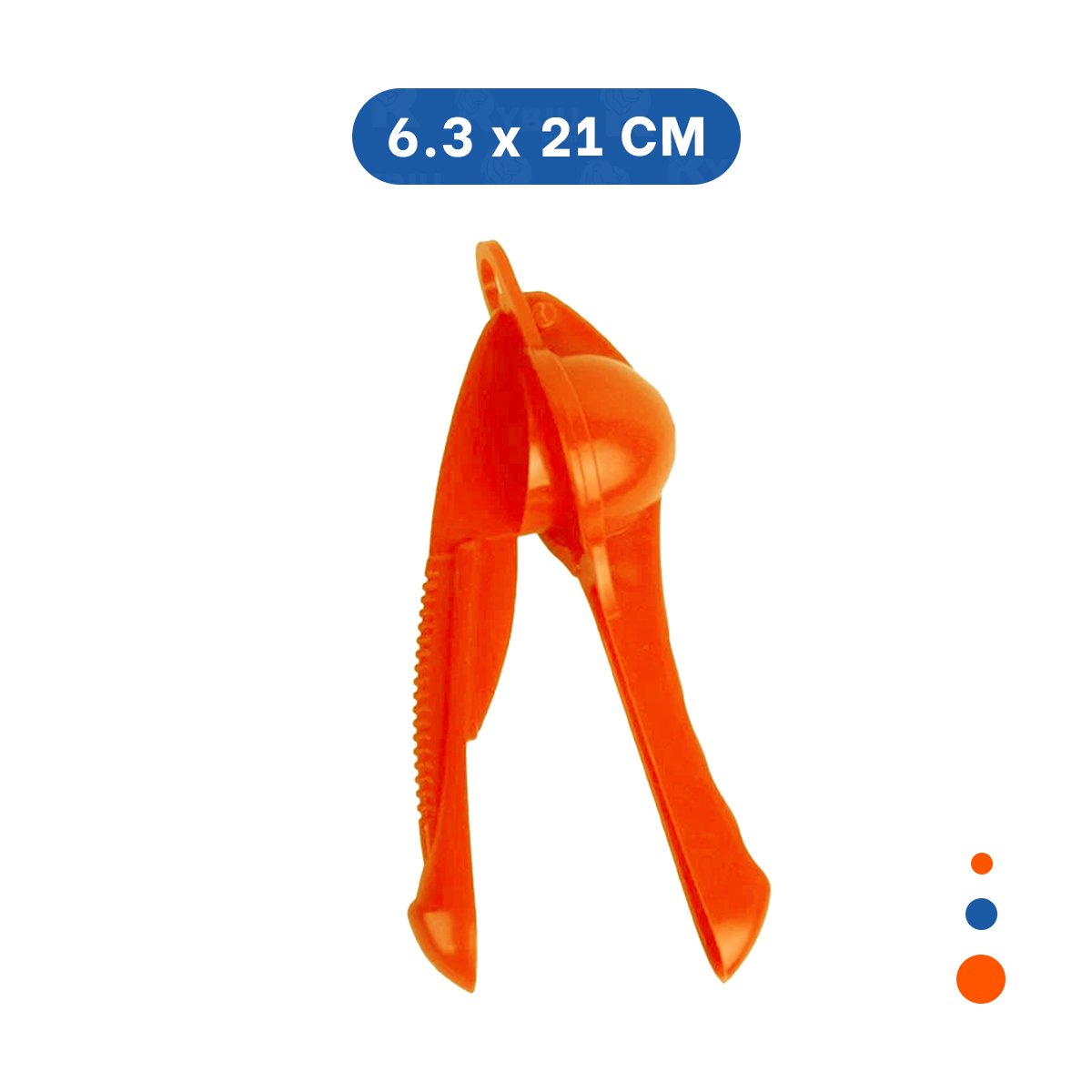 MOLINO DE COCINA PLASTICO NARANJA PARA PREPARAR JUGOS CASEROS FACIL Y+PAPEL REGALO - 4