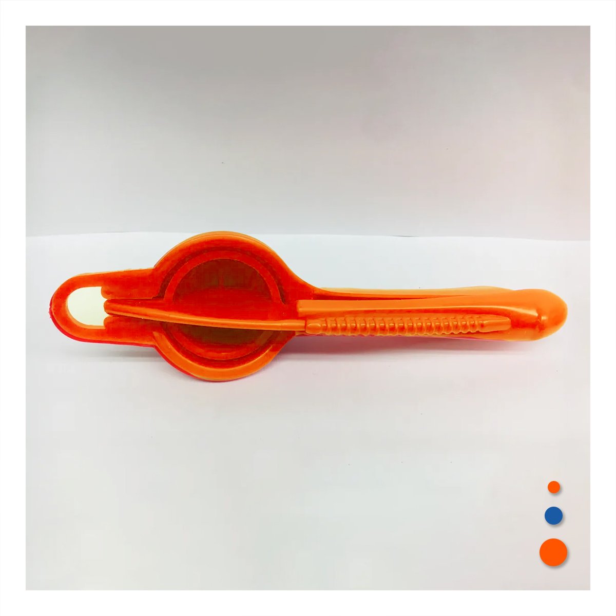 PACK4 EXTRACTOR LIGERO PLASTICO NARANJA FACIL DE USAR Y GUARDAR EN COCINA Y+PAPEL REGALO - 5