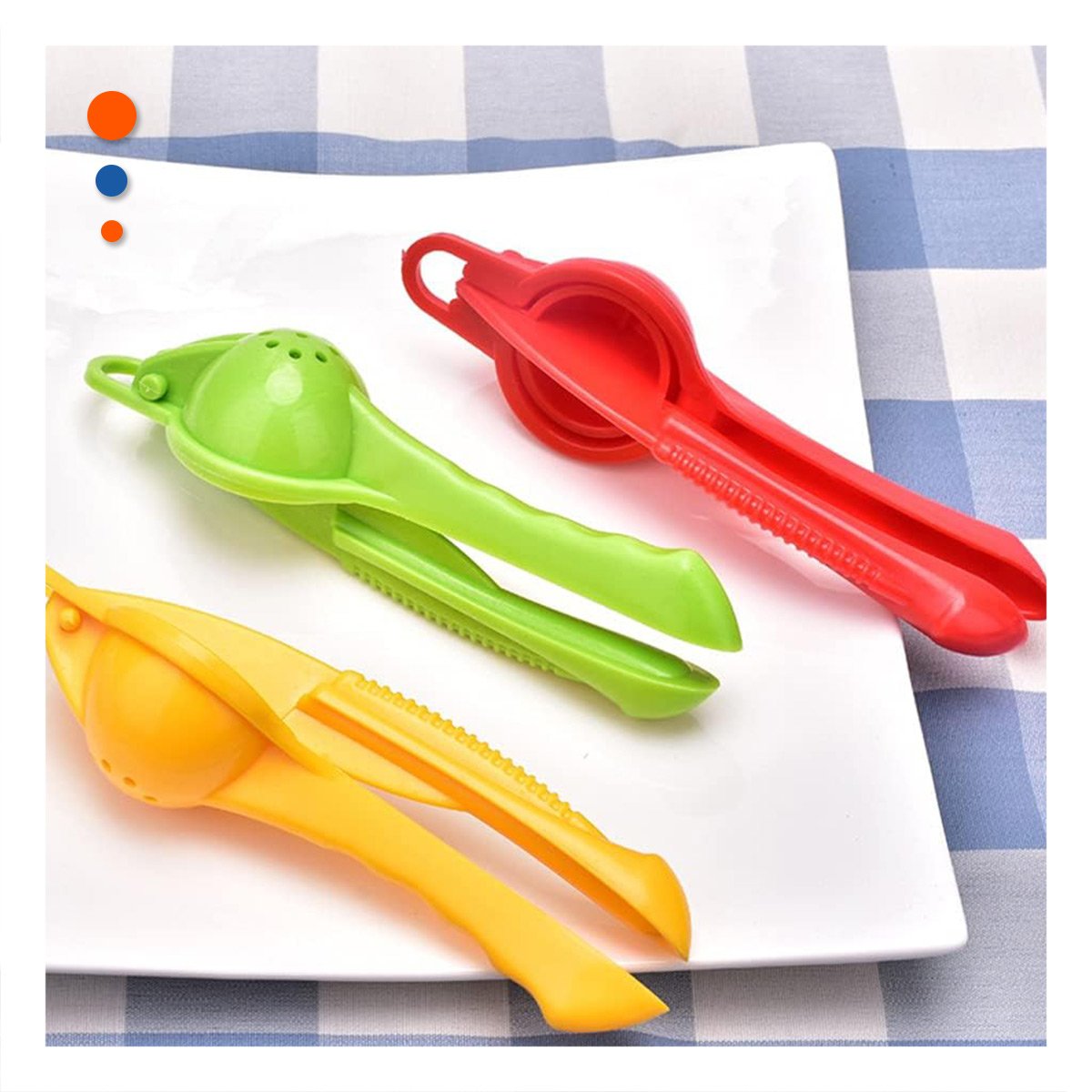 PACK12 TRITURADOR MANUAL ROJO PRACTICO PARA COCINA HOGAR Y MAS - 5