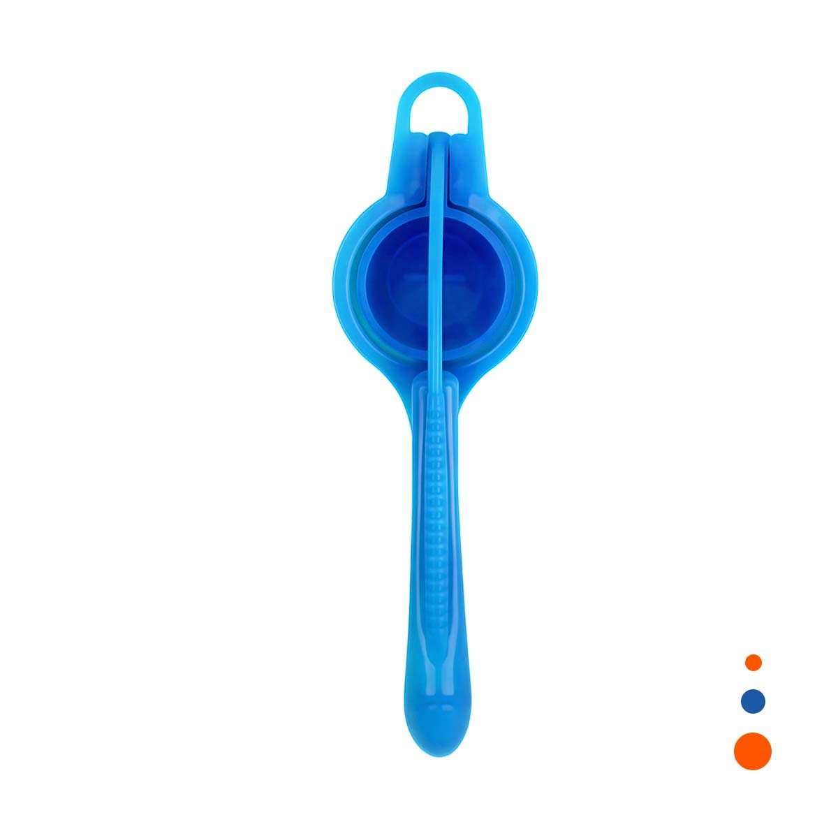 PACK4 JUGUERA BONITA DE LIMON PLASTICO CELESTE PARA PREPARAR JUGOS CASEROS Y+PAPEL REGALO - 3