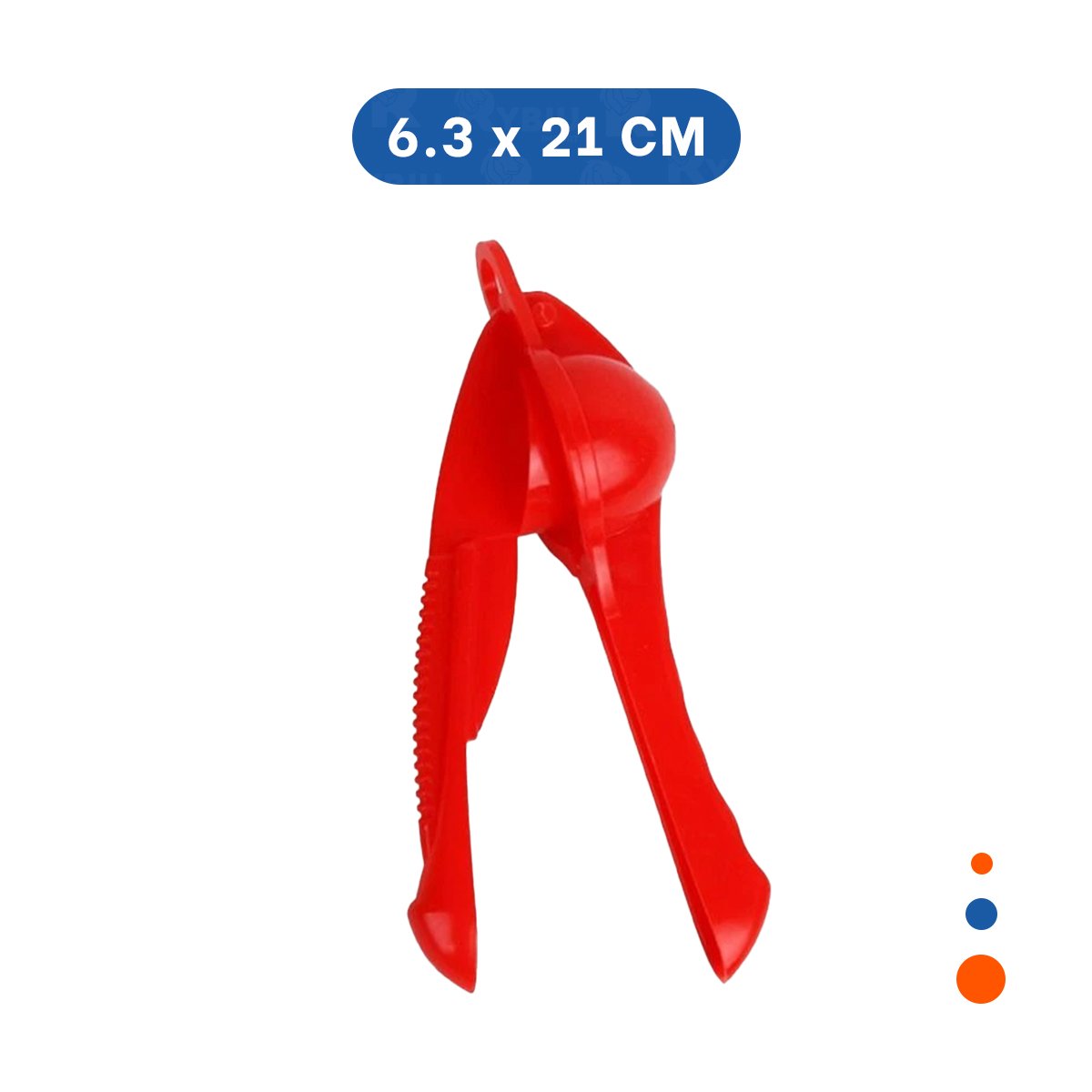 PACK6 TRITURADOR DE LIMONES ROJO FACIL DE LIMPIAR Y PREPARAR JUGOS Y+REGALO STICKER - 4