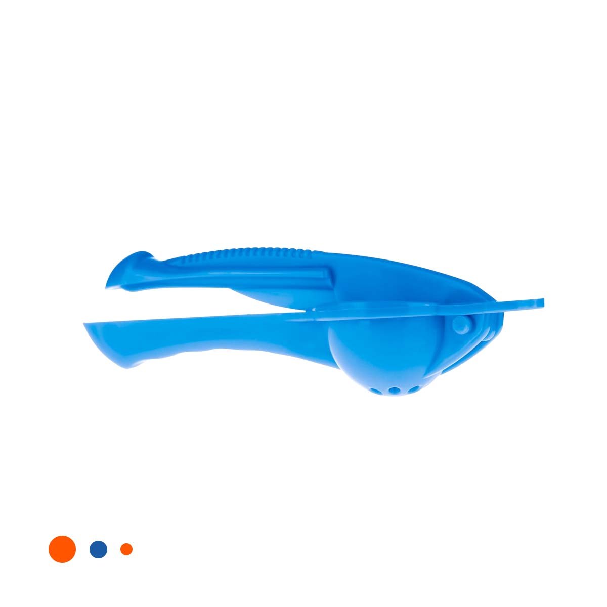 EXTRACTOR DE LIMON PLASTICO CELESTE FACIL DE USAR EN CASA Y FIESTA Y+PAPEL REGALO - 1
