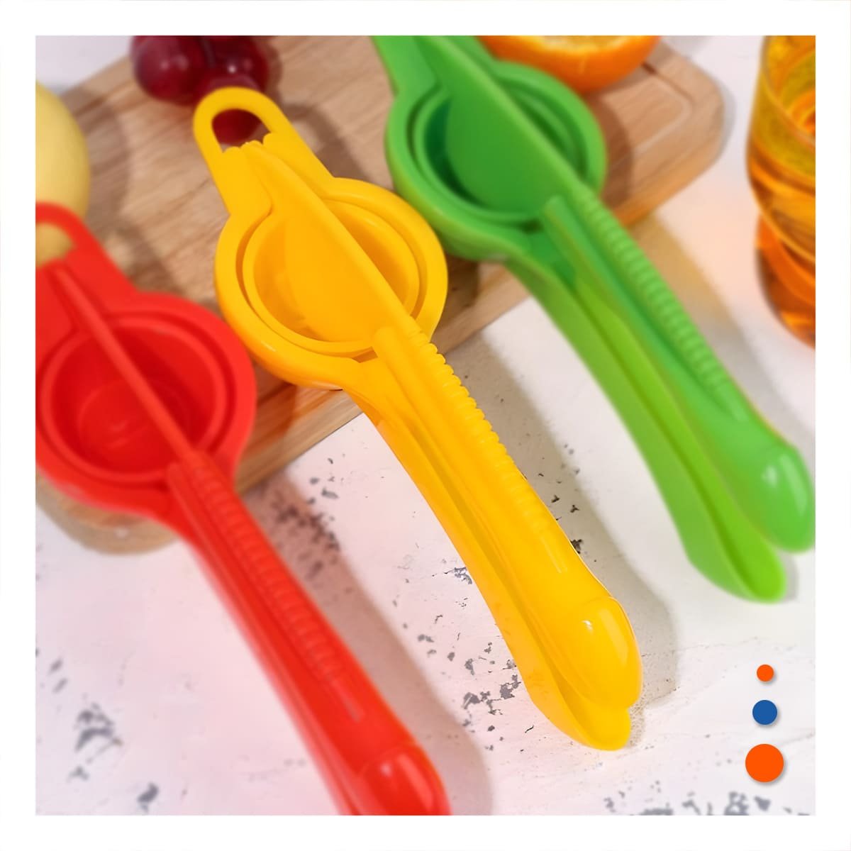 PACK2 TRITURADOR DE COCINA PLASTICO AMARILLO PARA BEBIDAS CASERAS Y HOGAR - 5