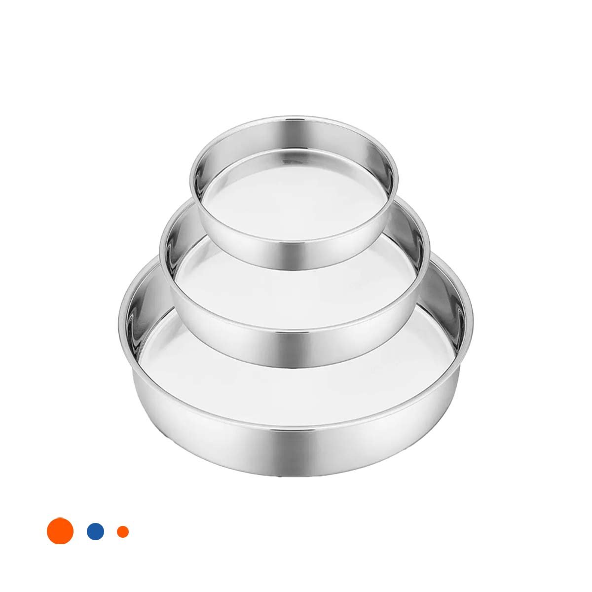 PACK2 JUEGO METALICO REDONDO PARA COCINA Y COMEDOR Y+REGALO STICKER - 2