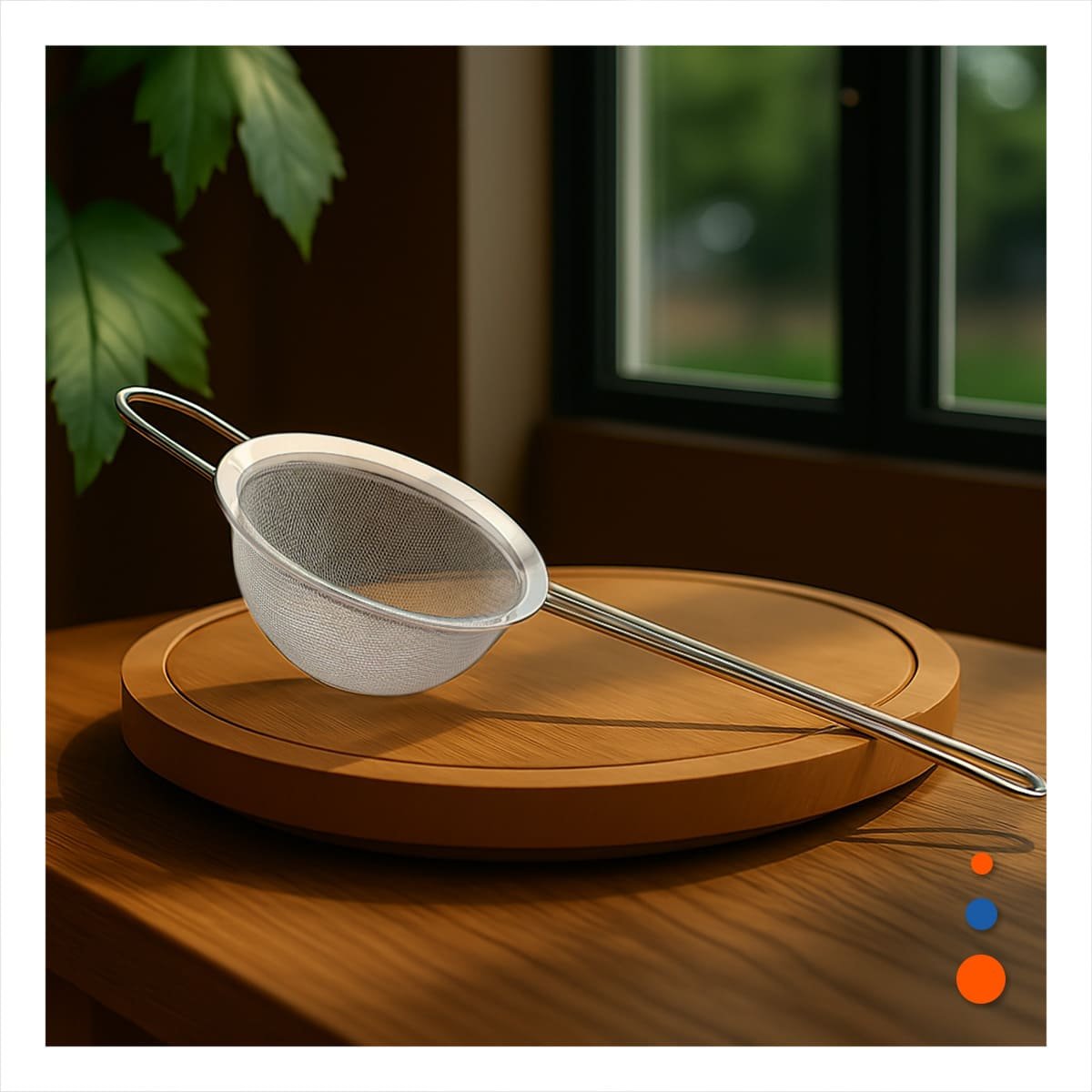 PACK6 ACCESORIO PRACTICO CON MANGO LARGO DE COCINA EN ACERO PLATEADO - 5
