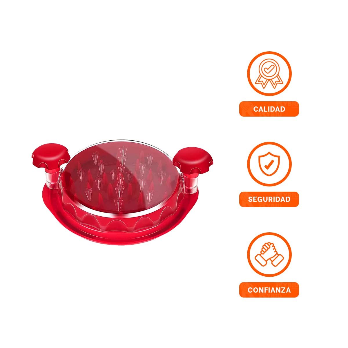 UTENSILIO MANUAL GIRATORIO PARA DESMENUZAR POLLO COCIDO EN HOGAR - 3