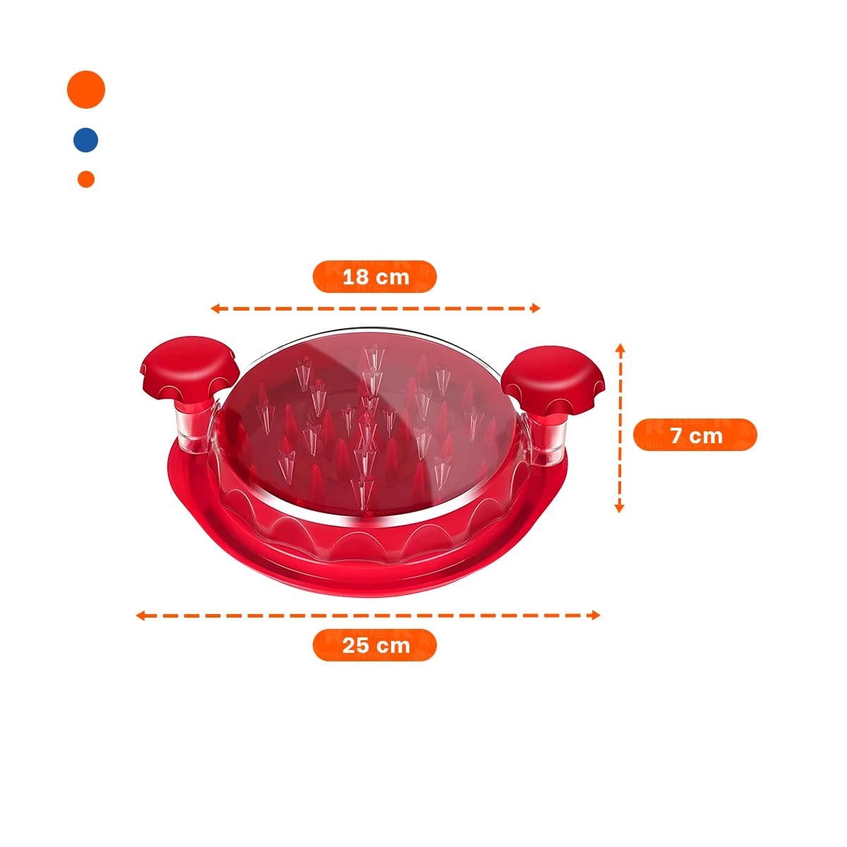 PACK6 MOLINO GIRATORIO RESISTENTE PARA CARNE DE POLLO EN COCINA Y+PAPEL REGALO - 4