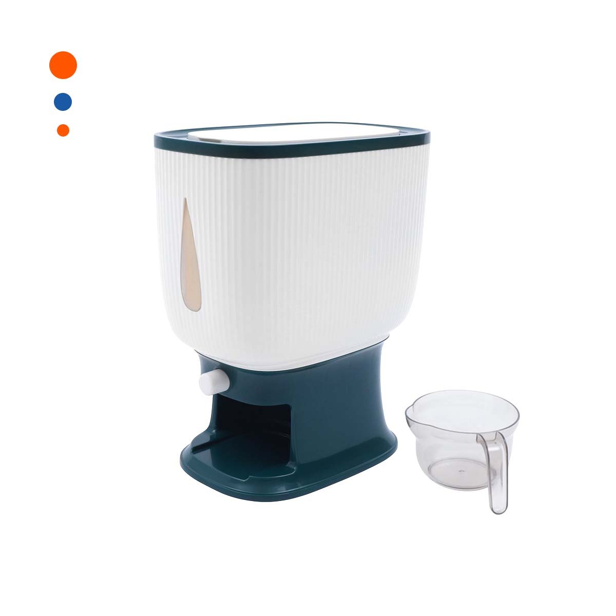 ALMACENADOR DE GRANOS SECOS CON DISPENSADOR PARA CASA Y+LIGAS REGALO - 3