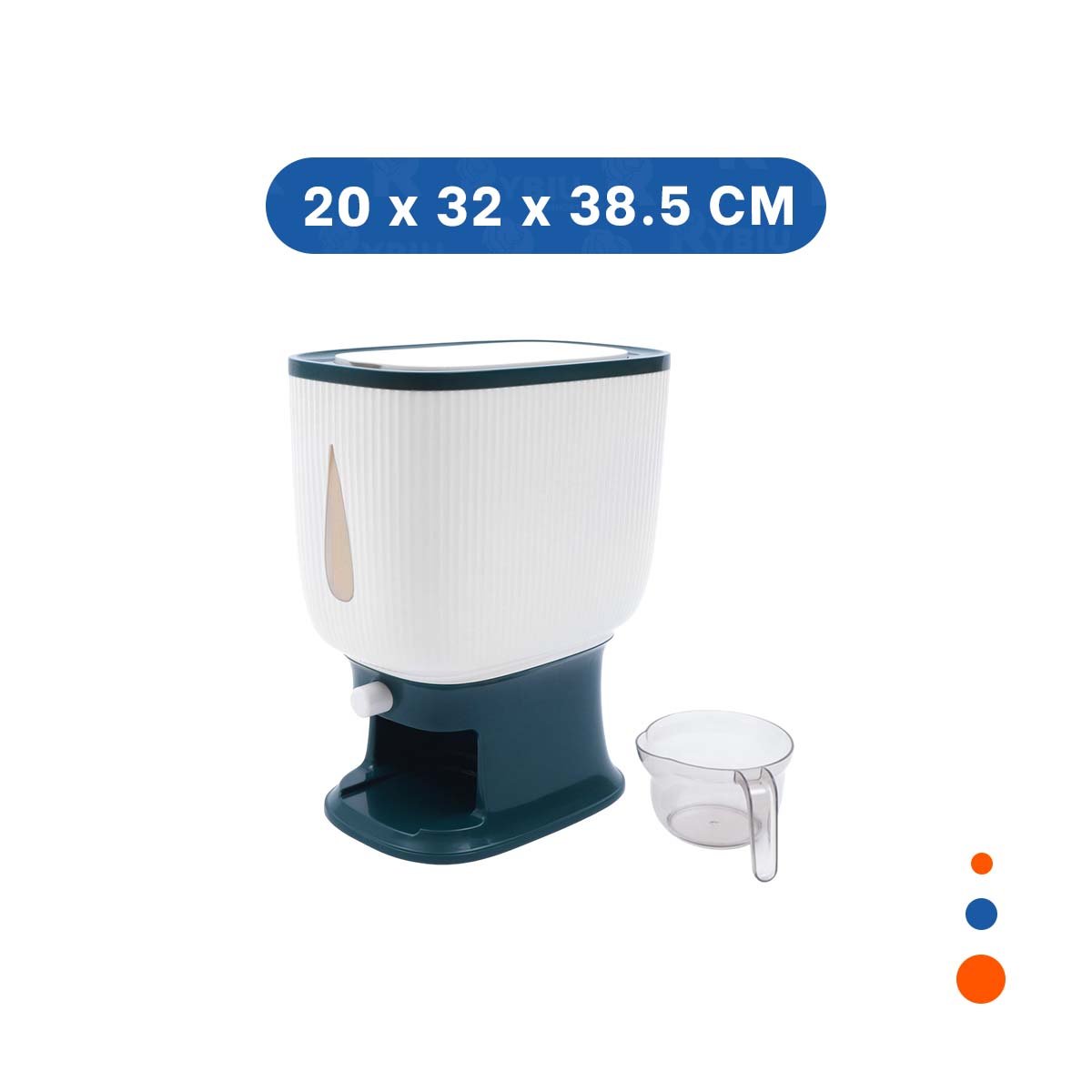 ALMACENADOR DE GRANOS SECOS CON DISPENSADOR PARA CASA Y+LIGAS REGALO - 4