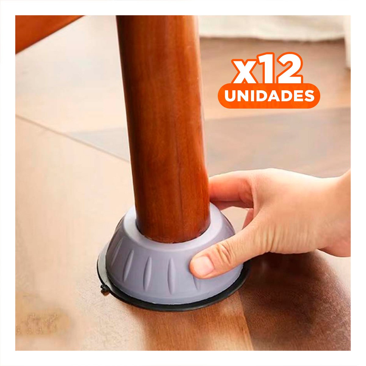 PACK12 SOPORTE PARA ELECTROHOGAR ANTIVIBRATORIO Y ANTIDESLIZANTE EN CUATRO UNIDADES - 1