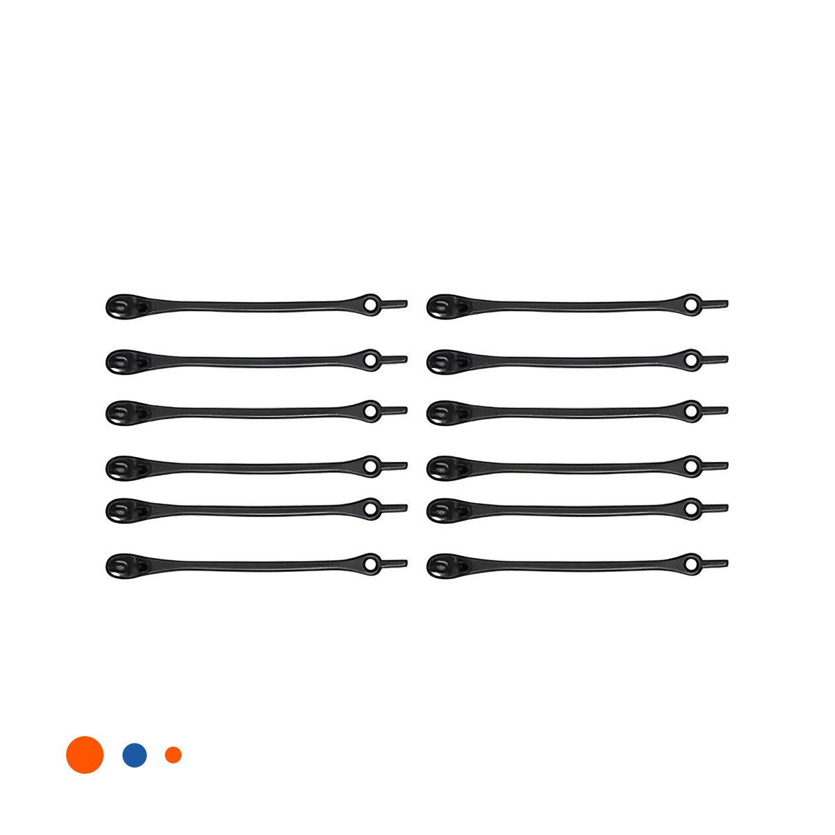 SUJETA CABLE DE SILICONA PRACTICO PARA ORDENAR ESPACIO DE ESCRITORIO NEGRO Y+LIGAS REGALO - 3