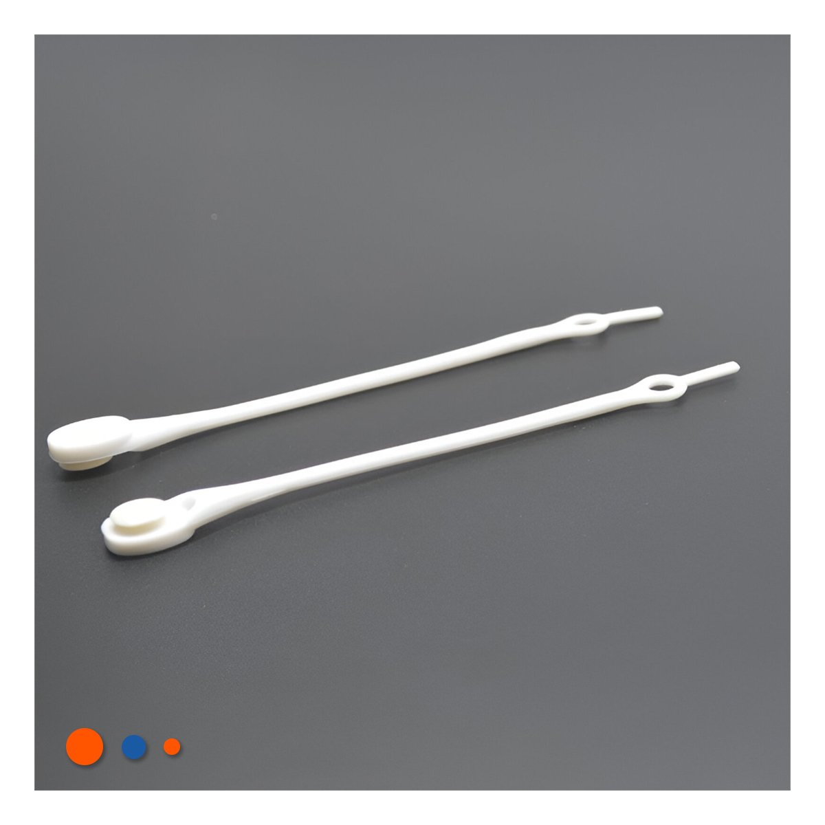 SUJETA CABLE DE SILICONA FLEXIBLE PARA ORDEN EN HOGAR Y ESCRITORIO BLANCO - 1