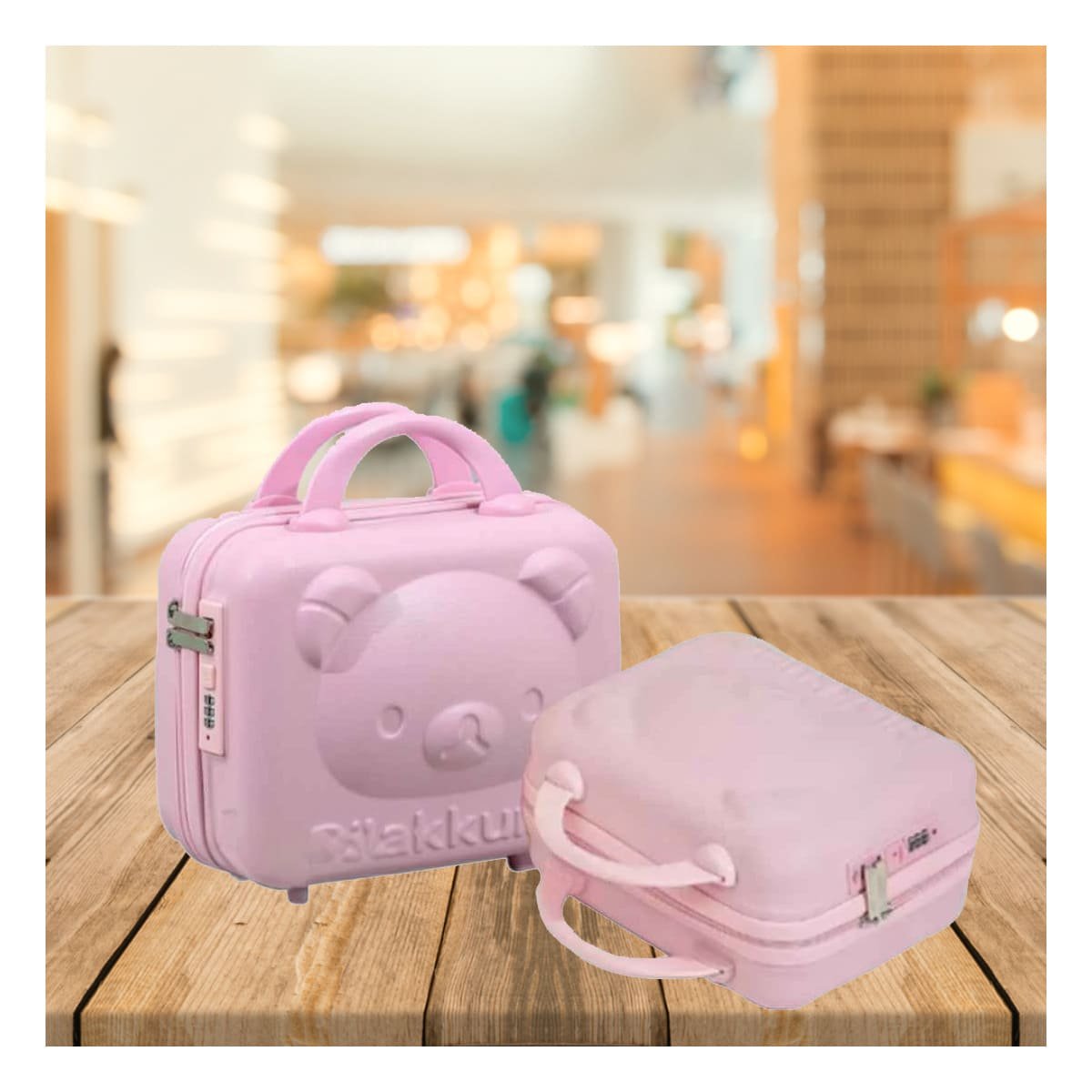 PACK6 PETACA DE OSO MULTIUSOS CON COLOR ROSADO Y CIERRE SEGURO Y+REGALO STICKER - 3
