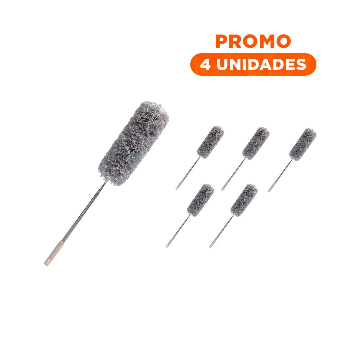 PACK4 ESTILIZADOR CAPILAR CON PLACAS LISAS PARA ACABADO UNIFORME NEGRO Y+REGALO STICKER - 1